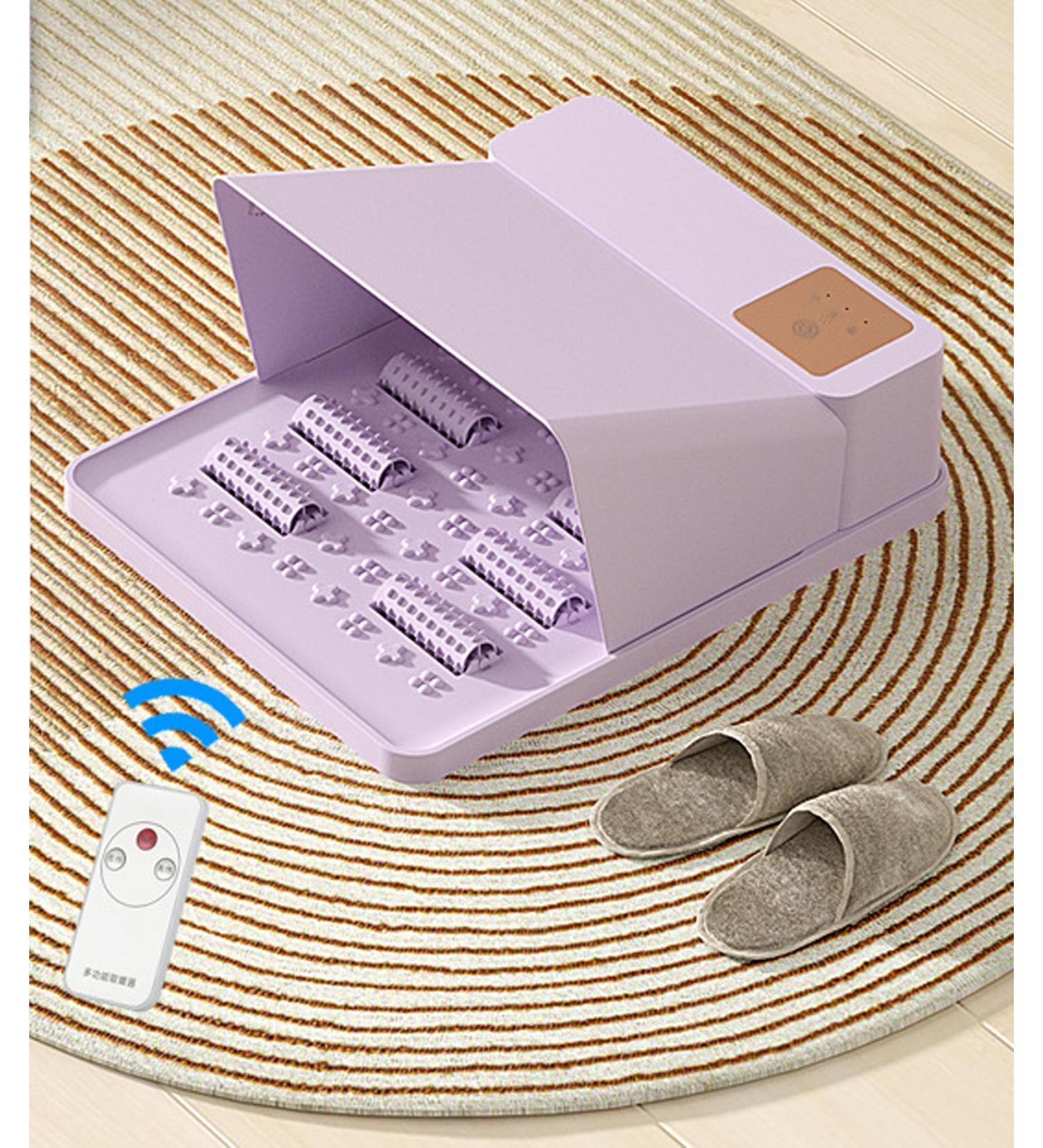 Caulo Foot Warmer & Office Leg Warmer - 2 Temperature Settings 6-Hour Timer Remote Control - Purple | Ideal for Comfort & Power Outage Prevention - Buy Online on GoSupps.com