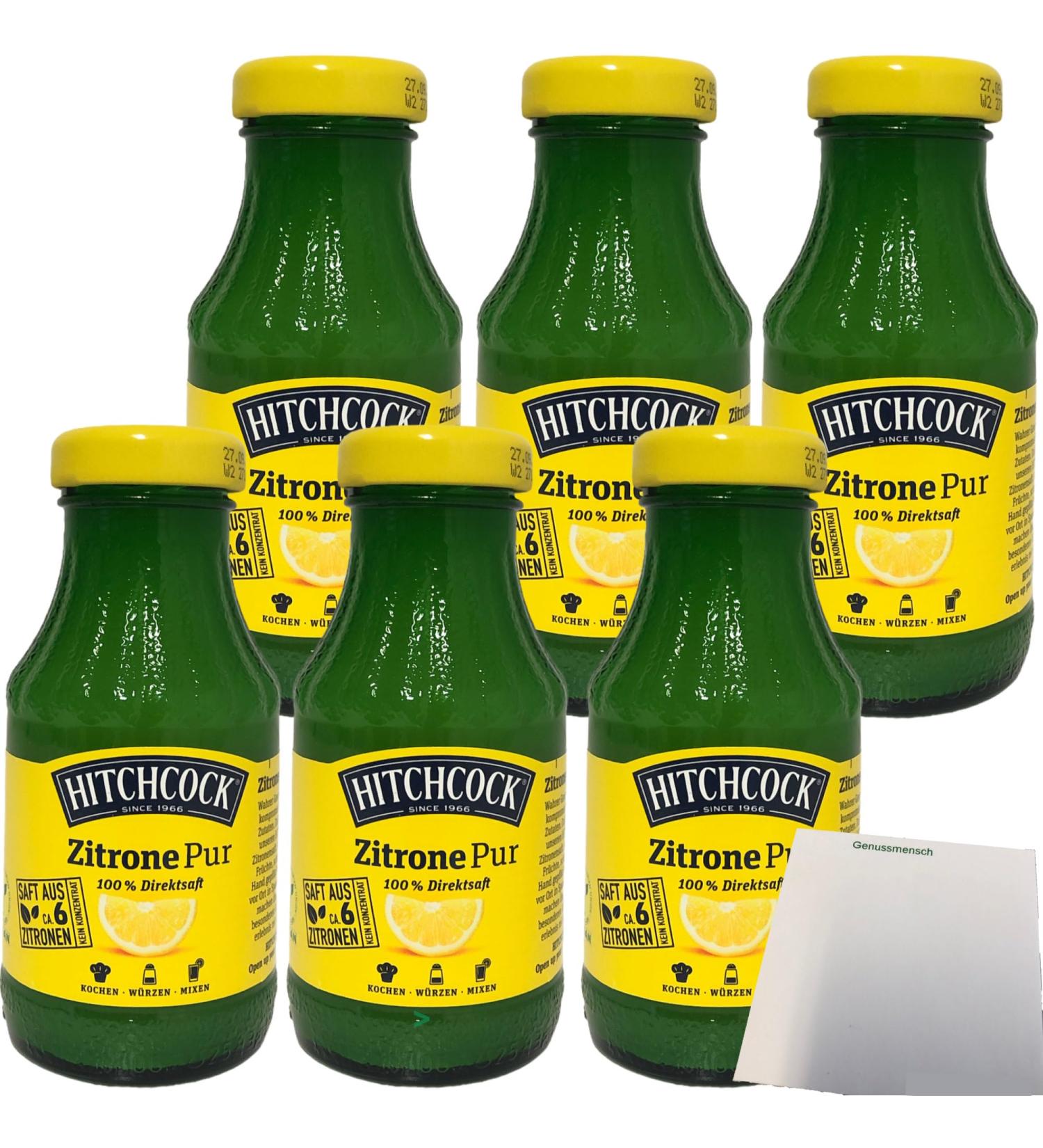 Hitchcock Lot de 6 bouteilles de citron pur 6 x 200 ml + bloc usag  - Buy Online on GoSupps.com