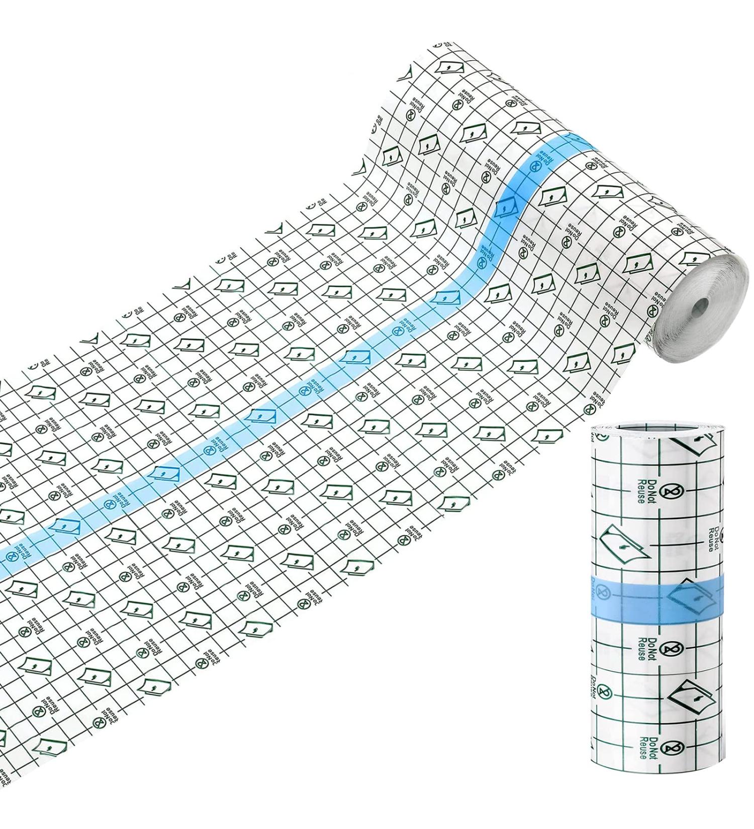 Hion Tattoo Aftercare Waterproof Bandage Roll - 6 Inch x 5.5 Yard | Transparent Film Dressing for Tattoo Cover Up & Wound Protection - Buy Online on GoSupps.com