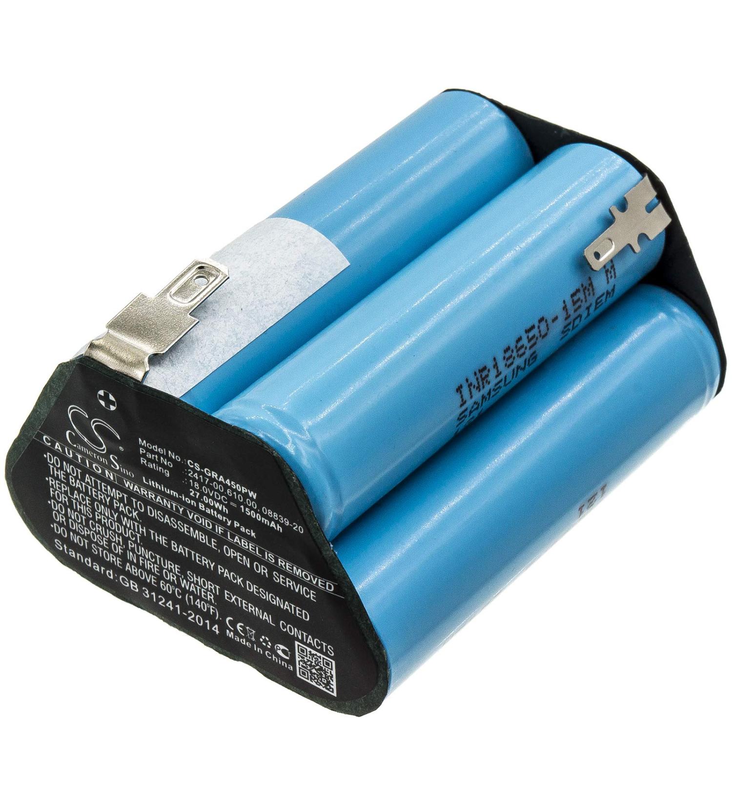 1500mAh Replacement Battery for Gardena 08839-20 & Accucut 400Li/450Li - High-Quality Compatible Power Solution - Buy Online on GoSupps.com