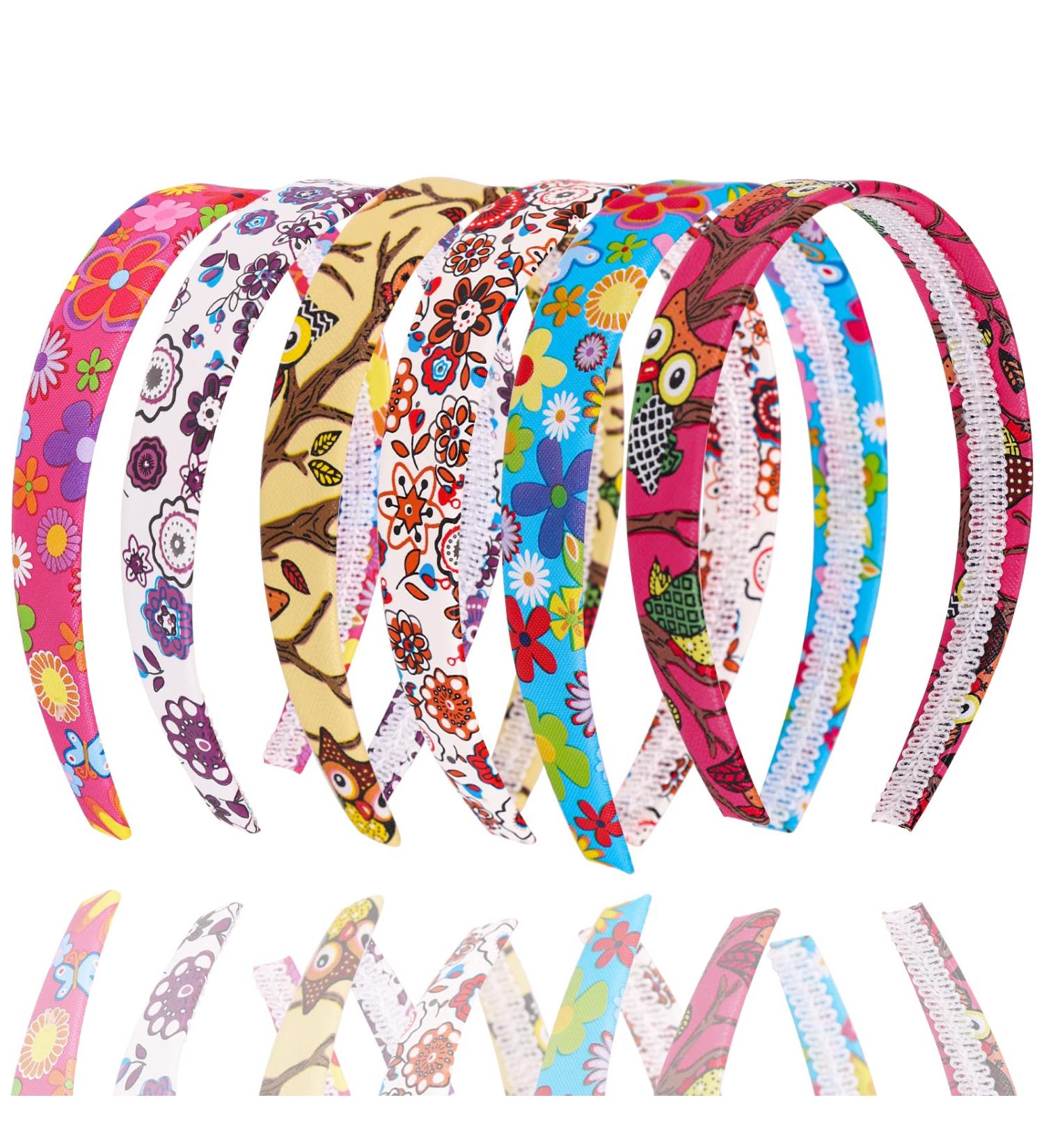 Buy PU Leather Hair Bands - 6 Pack Wide Headbands for Women & Girls | Stylish & Durable Flower Headbands - Buy Online on GoSupps.com