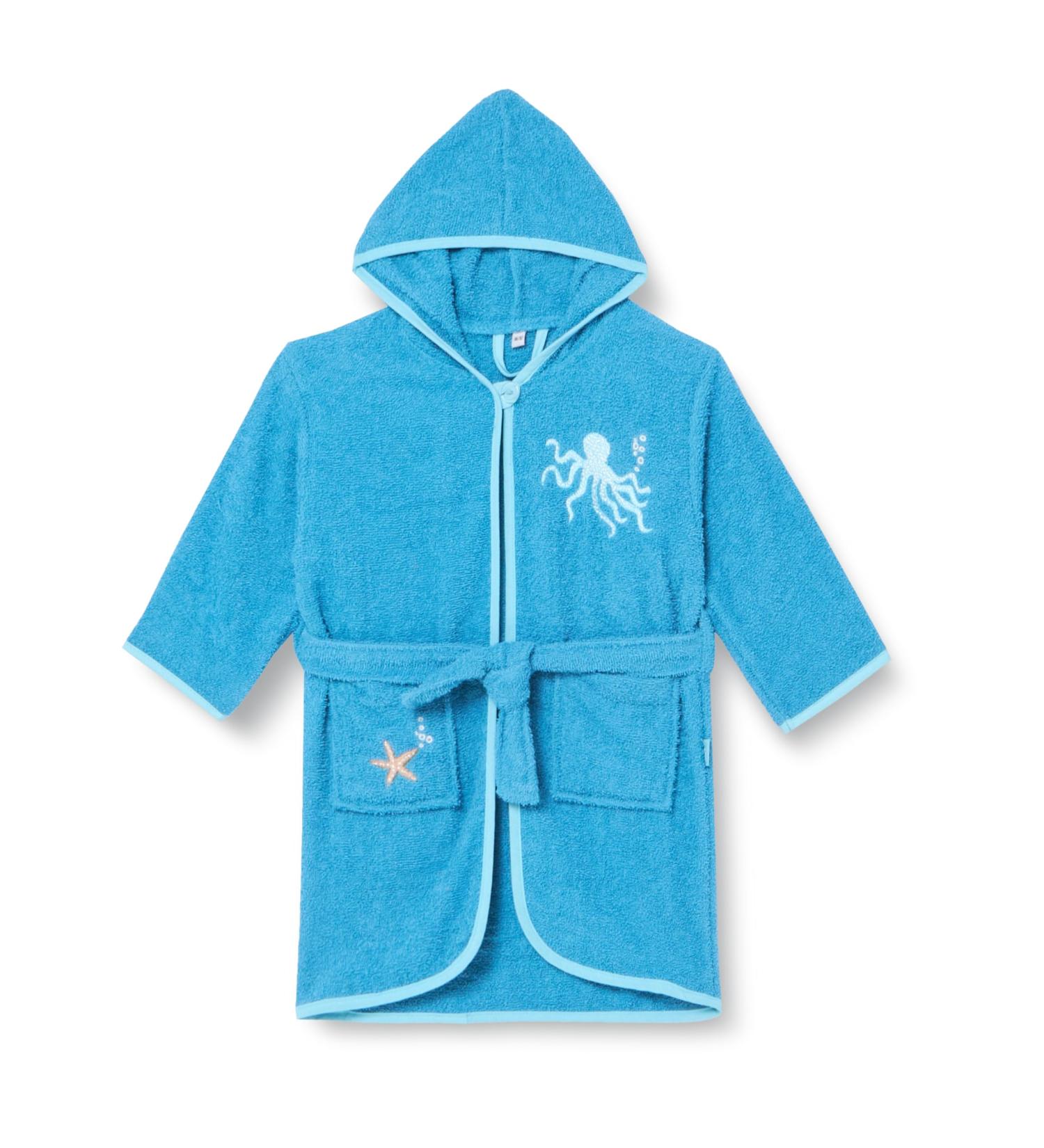 Buy Playshoes Unisex Children's Terry Cloth Bathrobe - Sea Animals Size 134-140 | Soft & Comfy Bathrobe for Kids - International Shipping Available - Buy Online on GoSupps.com