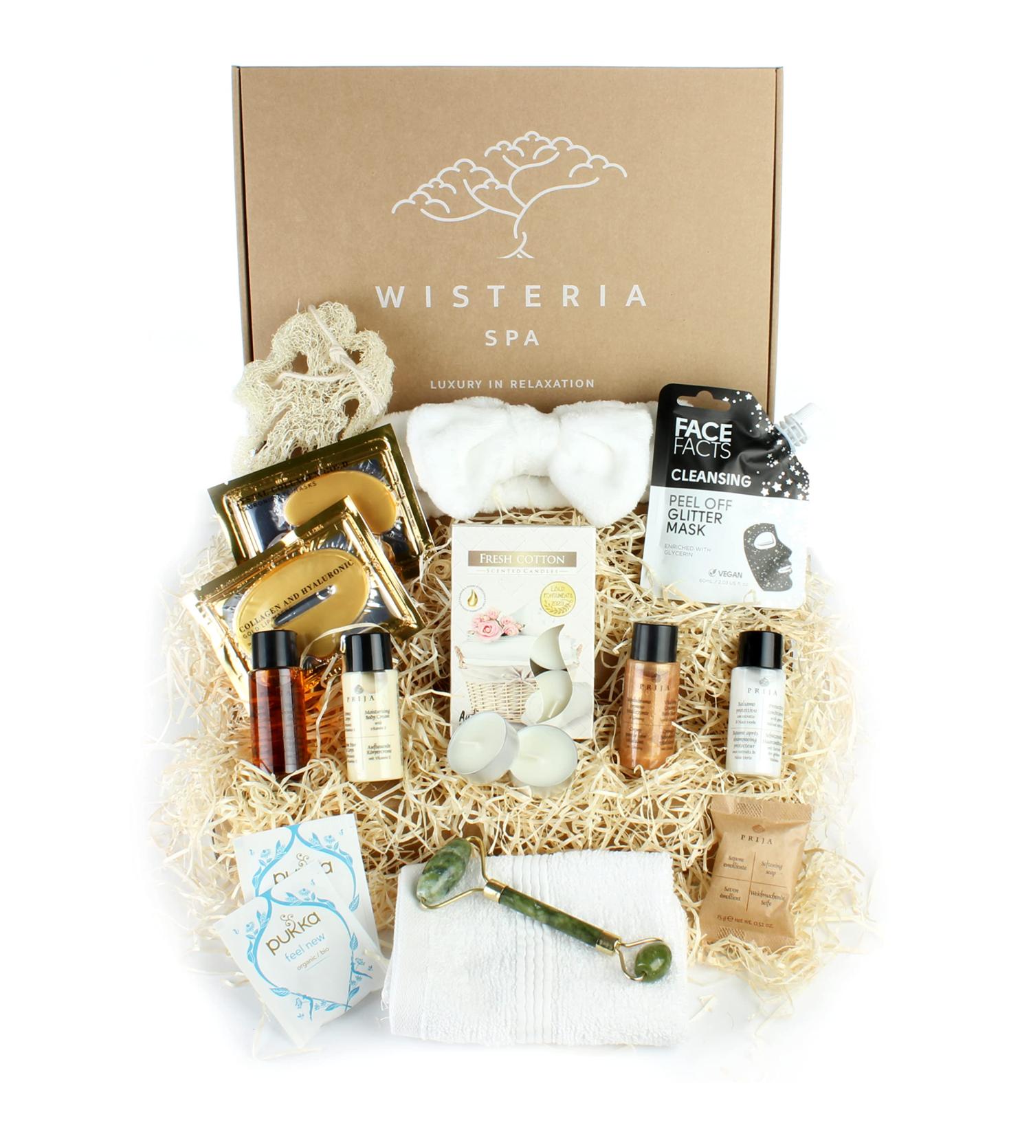 Wisteria Spa Detox Pamper Hamper Gift Set - Luxurious Self-Care Treat for Women - Buy Online on GoSupps.com