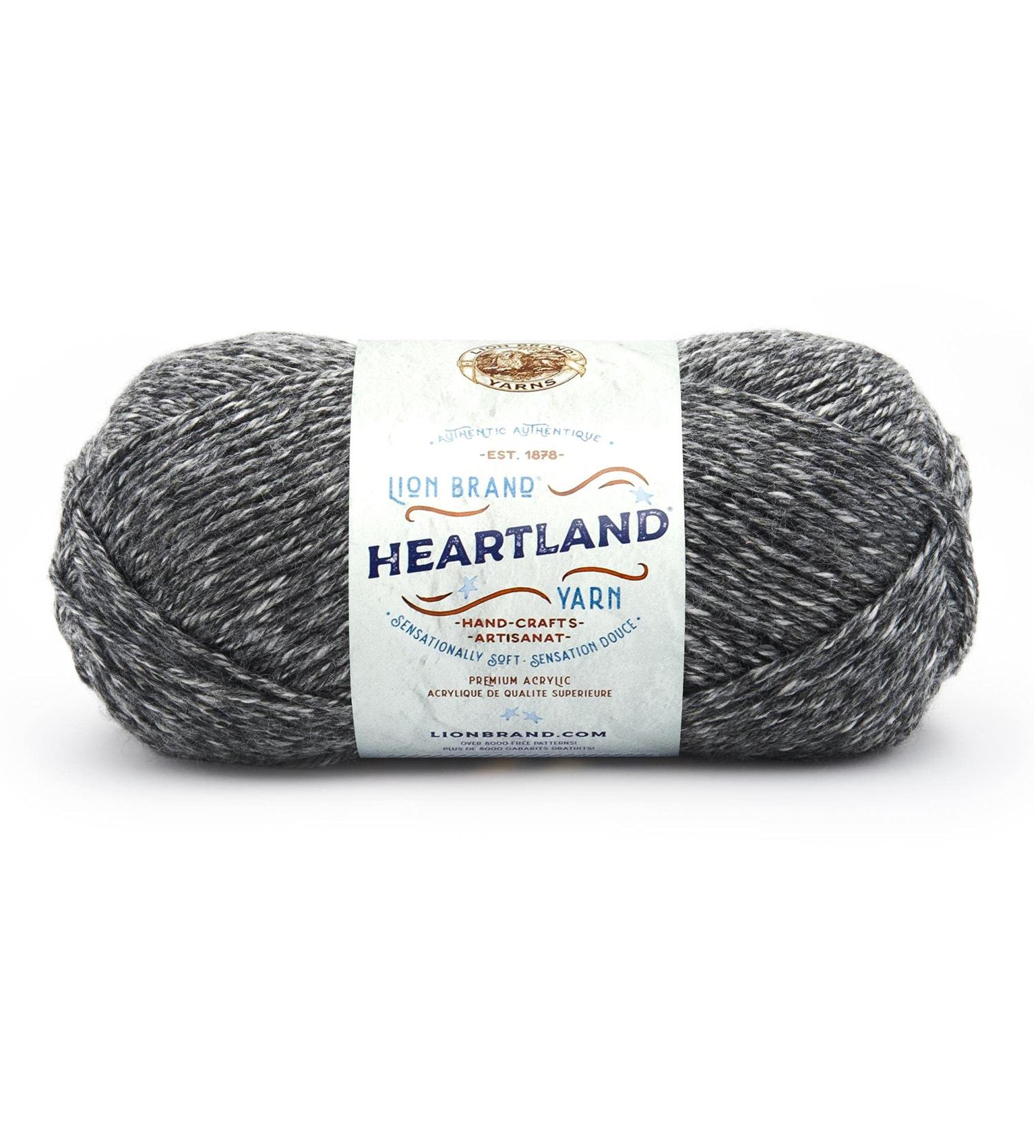 Lion Brand Heartland Multicolor Yarn - Great Smoky Mountains | 1-Pack for Crocheting, Knitting, Weaving - Buy Online on GoSupps.com