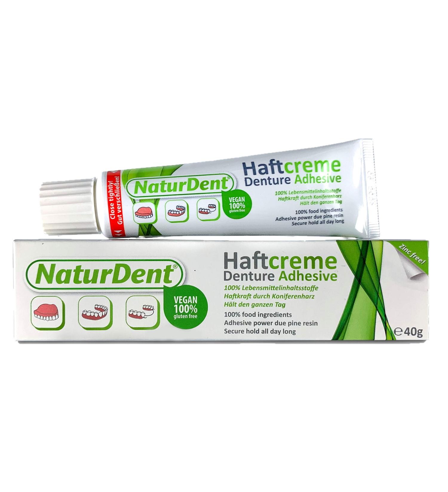 Natural Strong Waterproof Denture Adhesive | Long Lasting Hold | Zinc and Paraben Free | Confidence to Eat and Smile | Ideal Gift for Denture Wearers - Buy Online on GoSupps.com