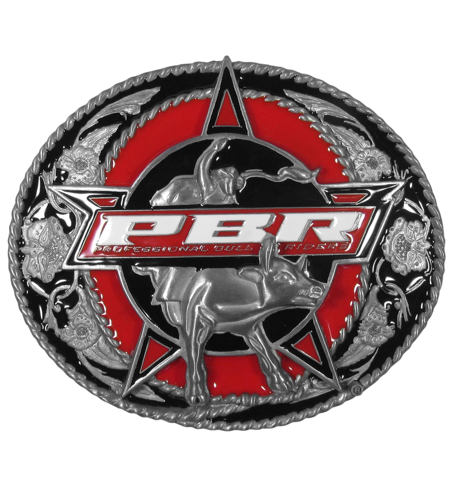 Siskiyou Sports Pro Bull Riders PBR Unisex Fan Shop Belt Buckle Team Colors