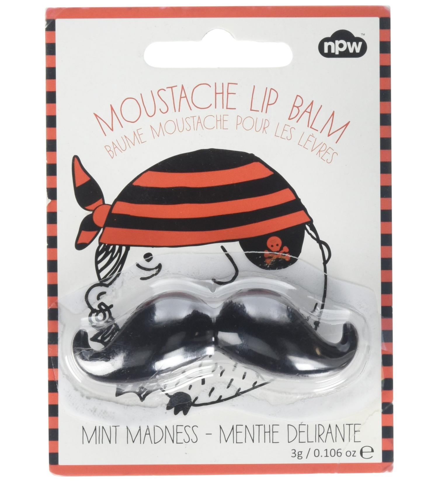 Black Mint Madness Mustache Lip Balm!