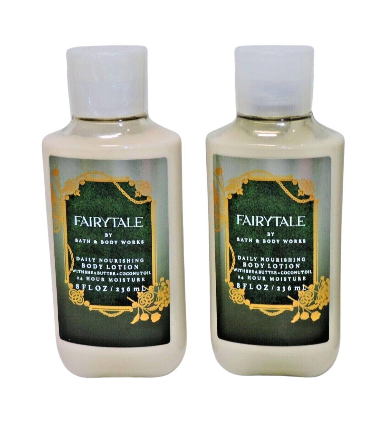 Bath and Body Works Body Lotion Set of 2 8oz Each (Fairytale)