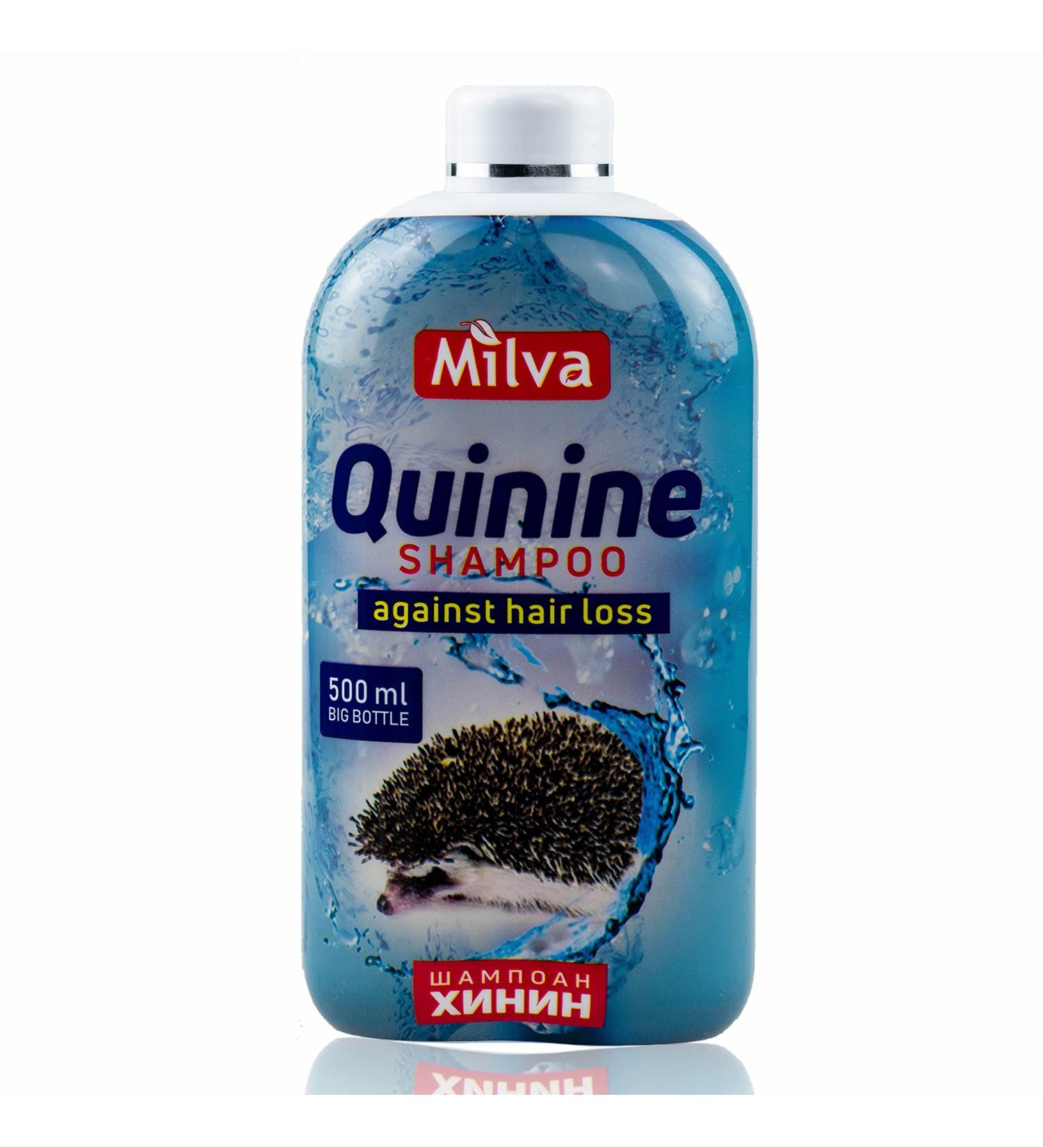 Milva Quinine Shampoo 500ml - Hair Loss Solution for Men & Women | Promotes Hair Growth & Strengthens Hair - Buy Online on GoSupps.com