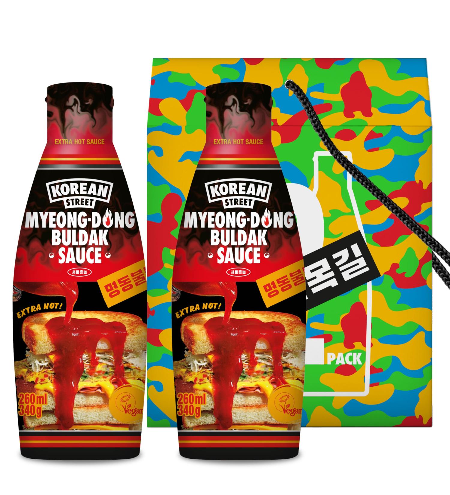 Korean Street Sauce Buldak (2-Pack) - Authentic Spicy Flavor for Global Shipping - Buy Online on GoSupps.com