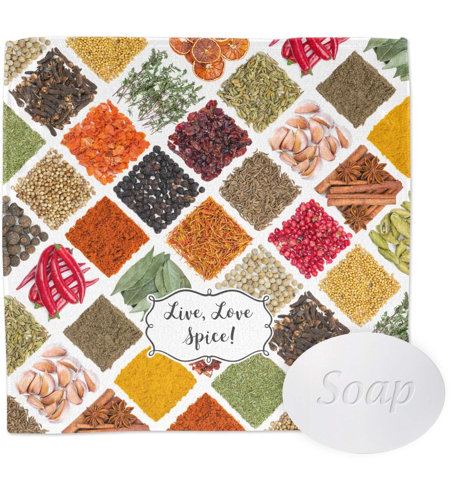 YouCustomizeIt Personalized Spices Washcloth Square (12" x 12")