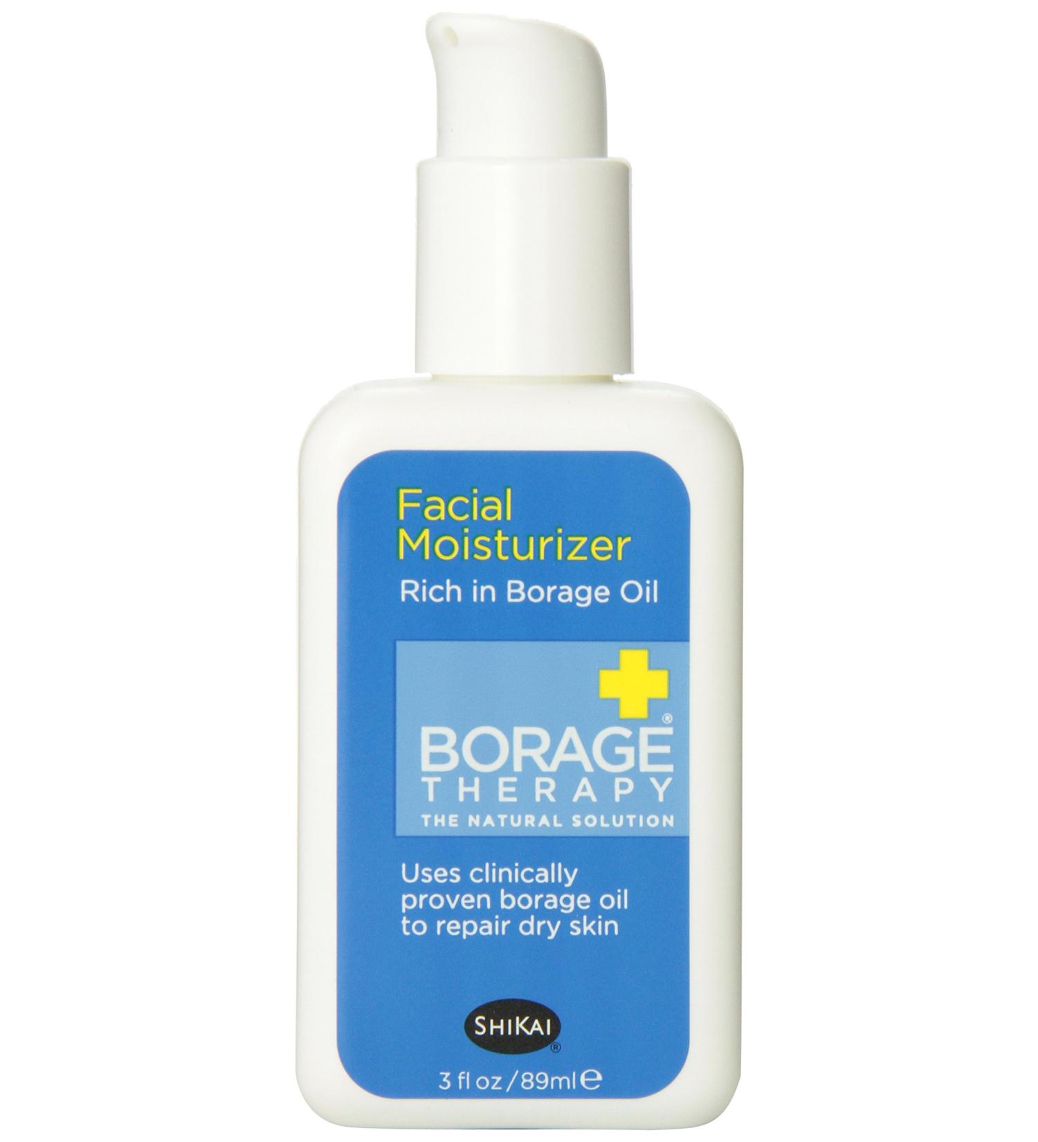 ShiKai Borage Therapy Daily Facial Moisturizer - Plant-Based for Sensitive Skin, Borage Oil Repairs & Rebuilds - Fragrance-Free 3oz - Buy Online on GoSupps.com