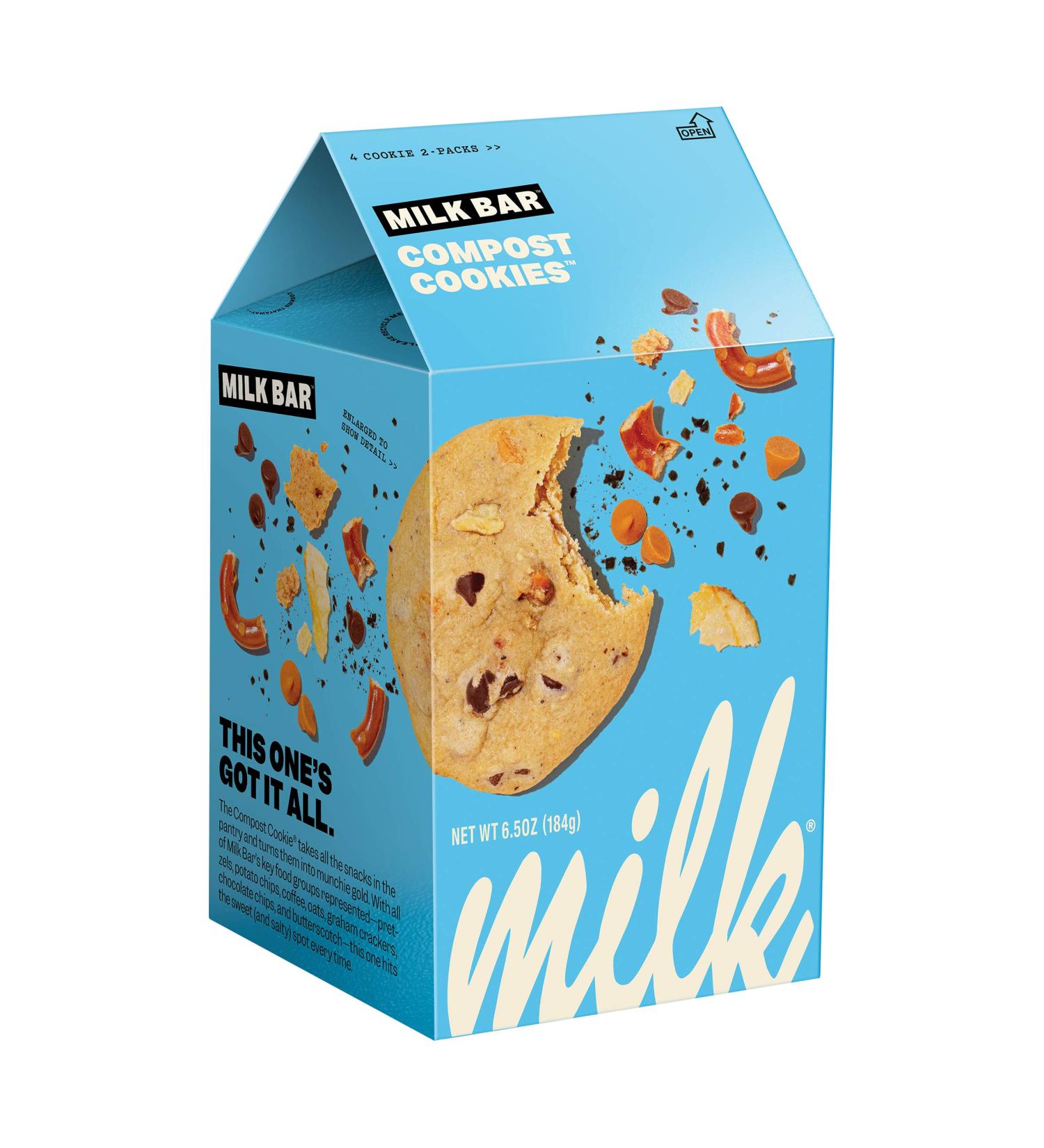 Soft Baked MILK BAR Chocolate Chip Cookies with Potato Chips & Pretzels - 4 Pack - Buy Online on GoSupps.com