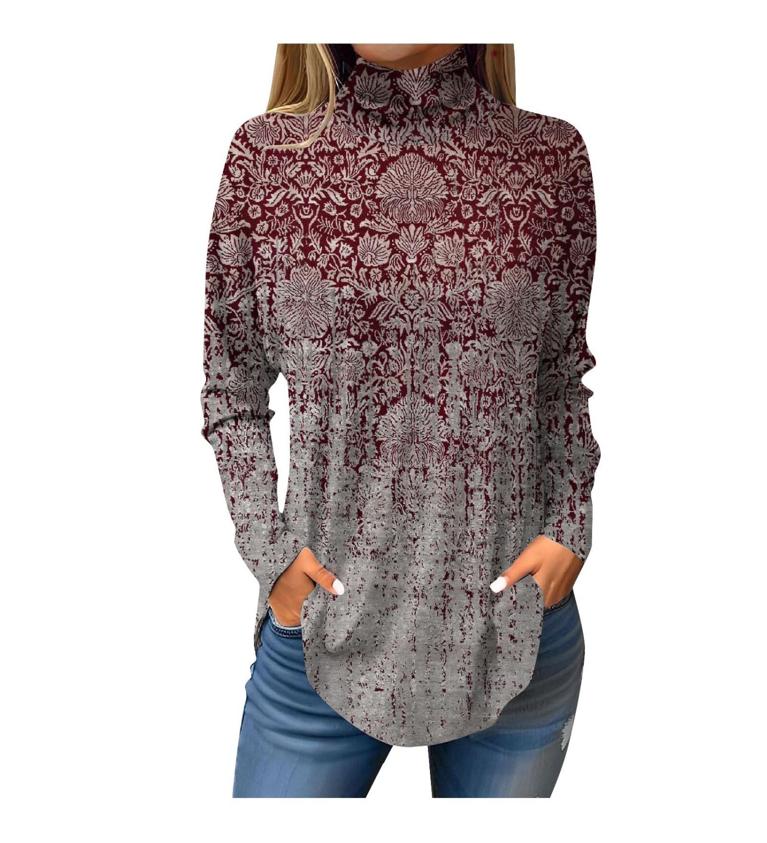 Odoy Women's Casual Sweatshirt Tops - Elegant Loose-Fit Blouse & Tunic - XXL Available | International Shipping - Buy Online on GoSupps.com