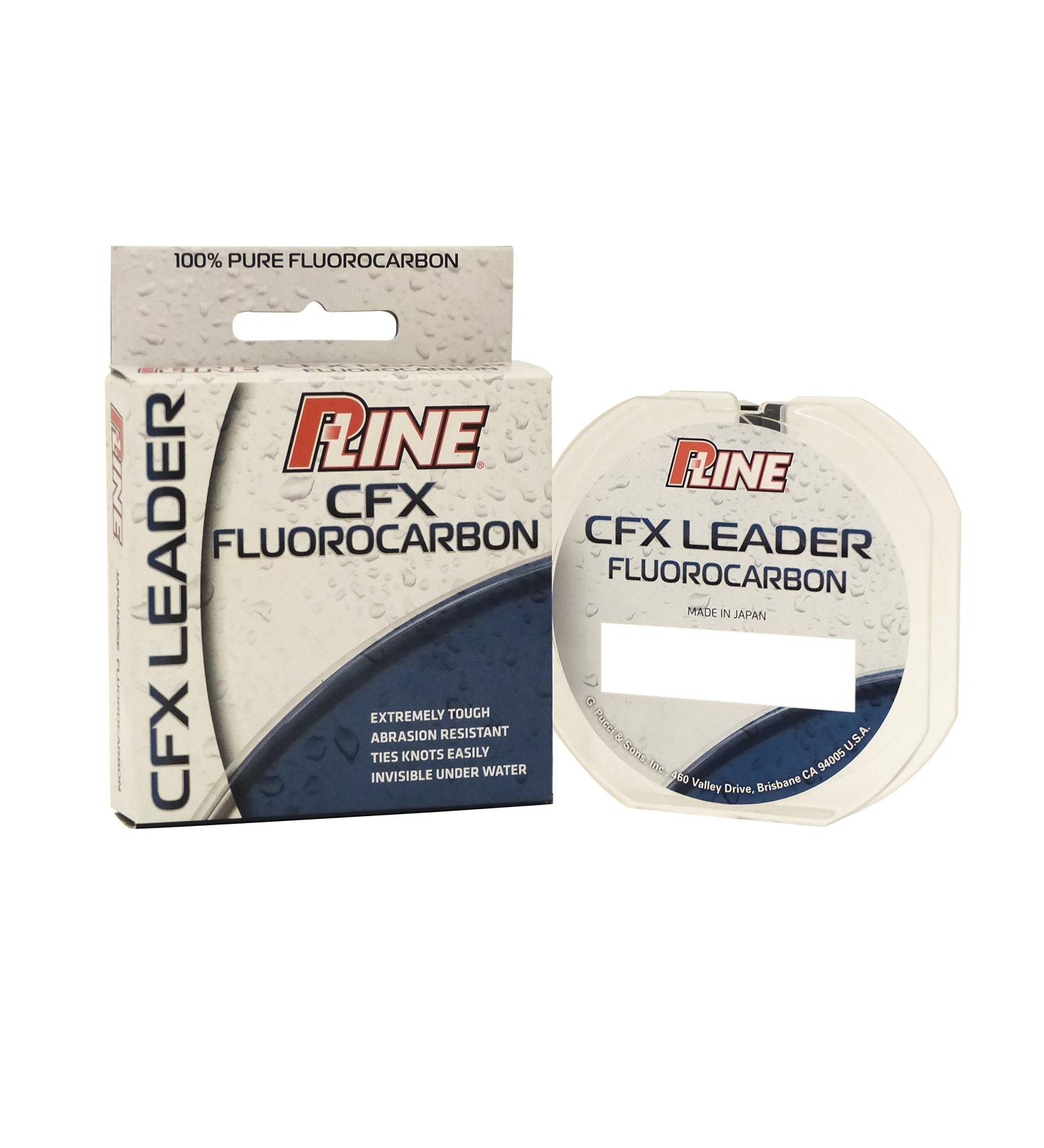 P-Line CFX Fluorocarbon Leader Material 27 YD Spool 6-Pound