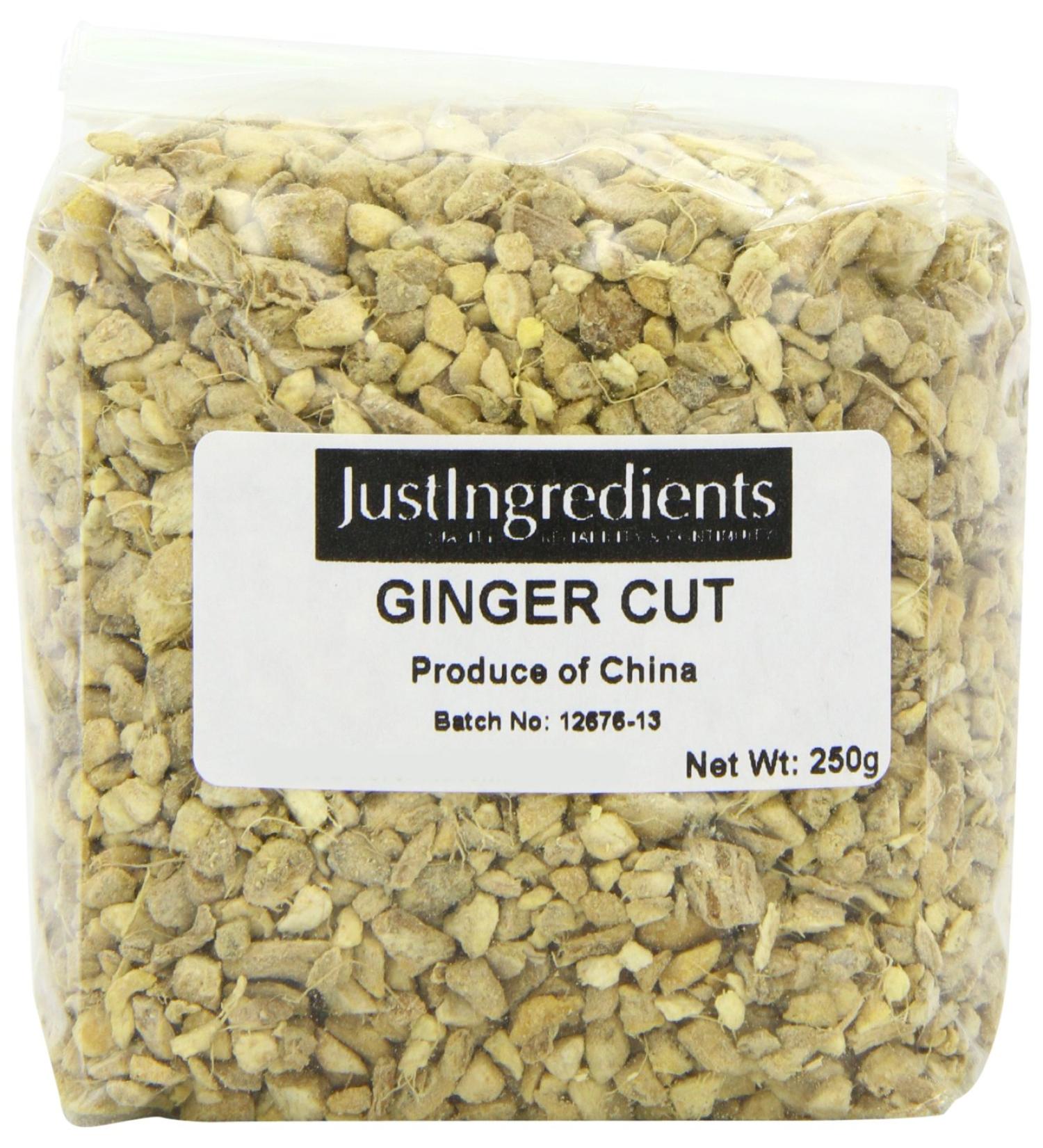 JustIngredients Essential Ginger Thick Slices 250 g - Pack of 2 - Buy Online on GoSupps.com