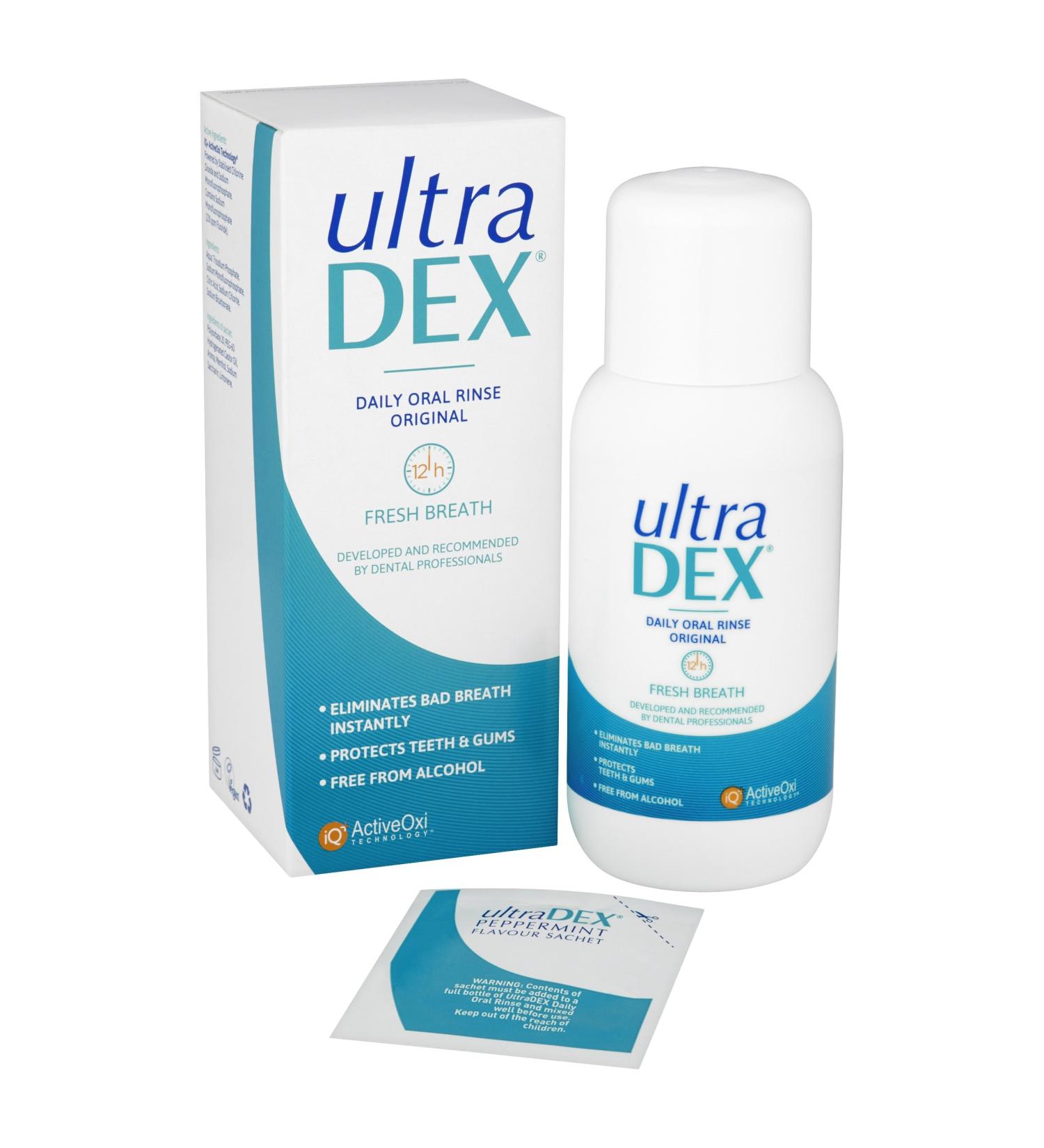 Ultradex Retardex Antibacterial Mouthwash 250ml - Fresh Breath & Oral Care | Shop Internationally - Buy Online on GoSupps.com