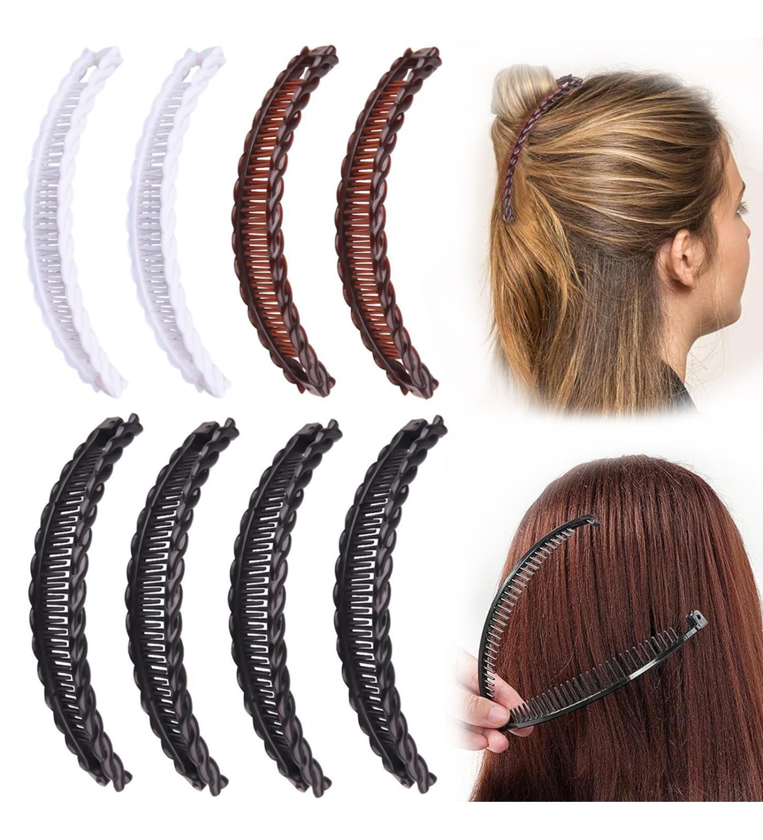 8 Pcs Banana Hair Clips for Thick & Fine Hair | Suitable for Shower, Work, Party & Sports - Buy Online on GoSupps.com