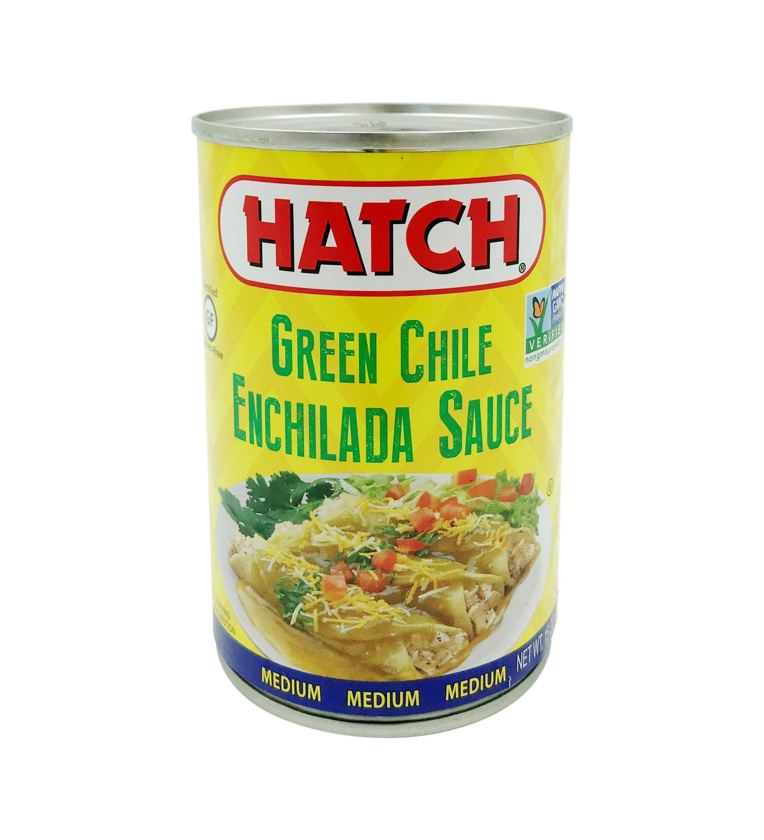 HATCH CHILI COMPANY Medium Green Enchilada Sauce 15 OZ - Authentic and Delicious Flavor - Buy Online on GoSupps.com