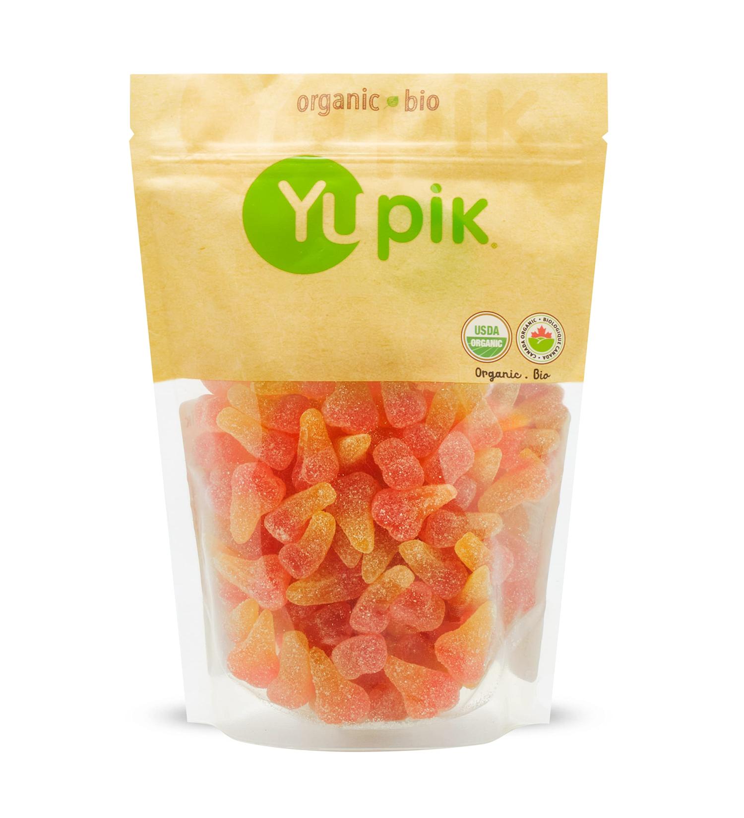 Yupik Organic Gummy Cherries Gelatin-Free 500 g Non-GMO Sugary Coating Natural Cherry Flavor Natural Colors Soft & Chewy Gummies Sweet Candy Delicious Snack Ideal for Gifting & Holidays - Buy Online on GoSupps.com