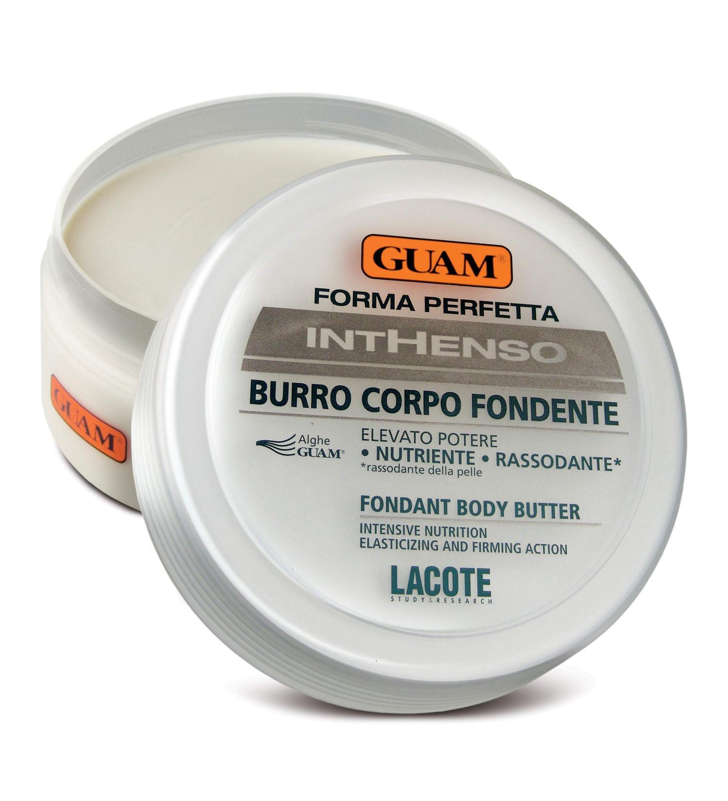 Guam Inthenso Body Butter 250ml - Nourishing & Tightening Body Cream for Dry Skin - Made in Italy - Buy Online on GoSupps.com
