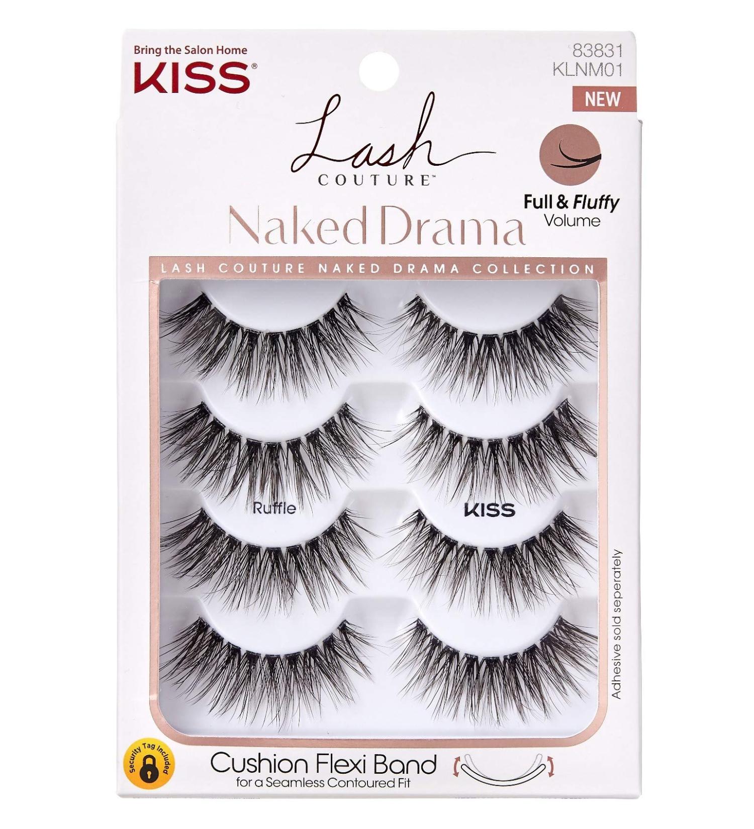 Kiss Lash Couture Naked Drama Collection Ruffle (Pack of 6)