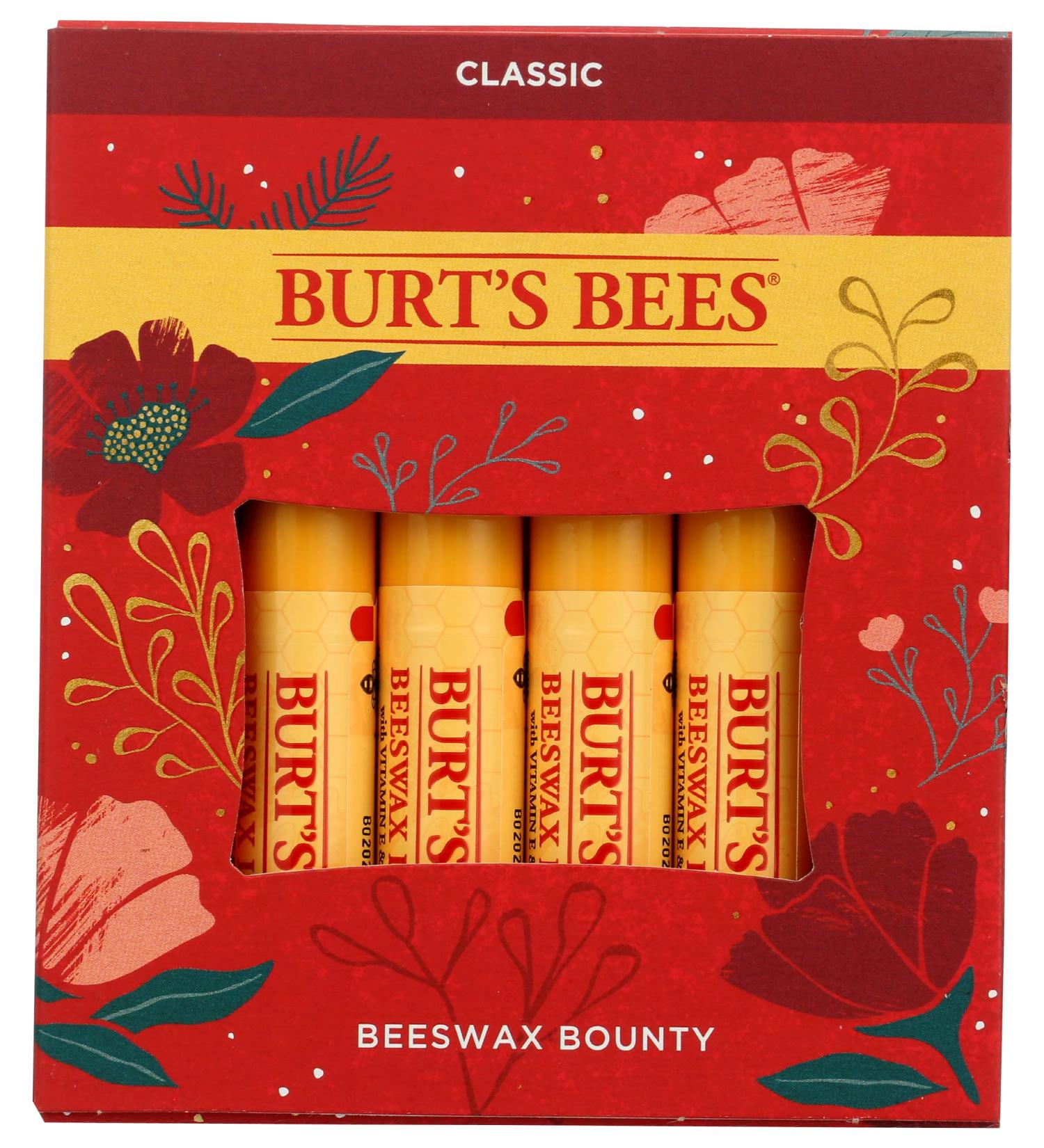 BURTS BEES Classic Beeswax Bounty Gift Set - Natural Moisturizing Skincare for All | International Shipping Available - Buy Online on GoSupps.com
