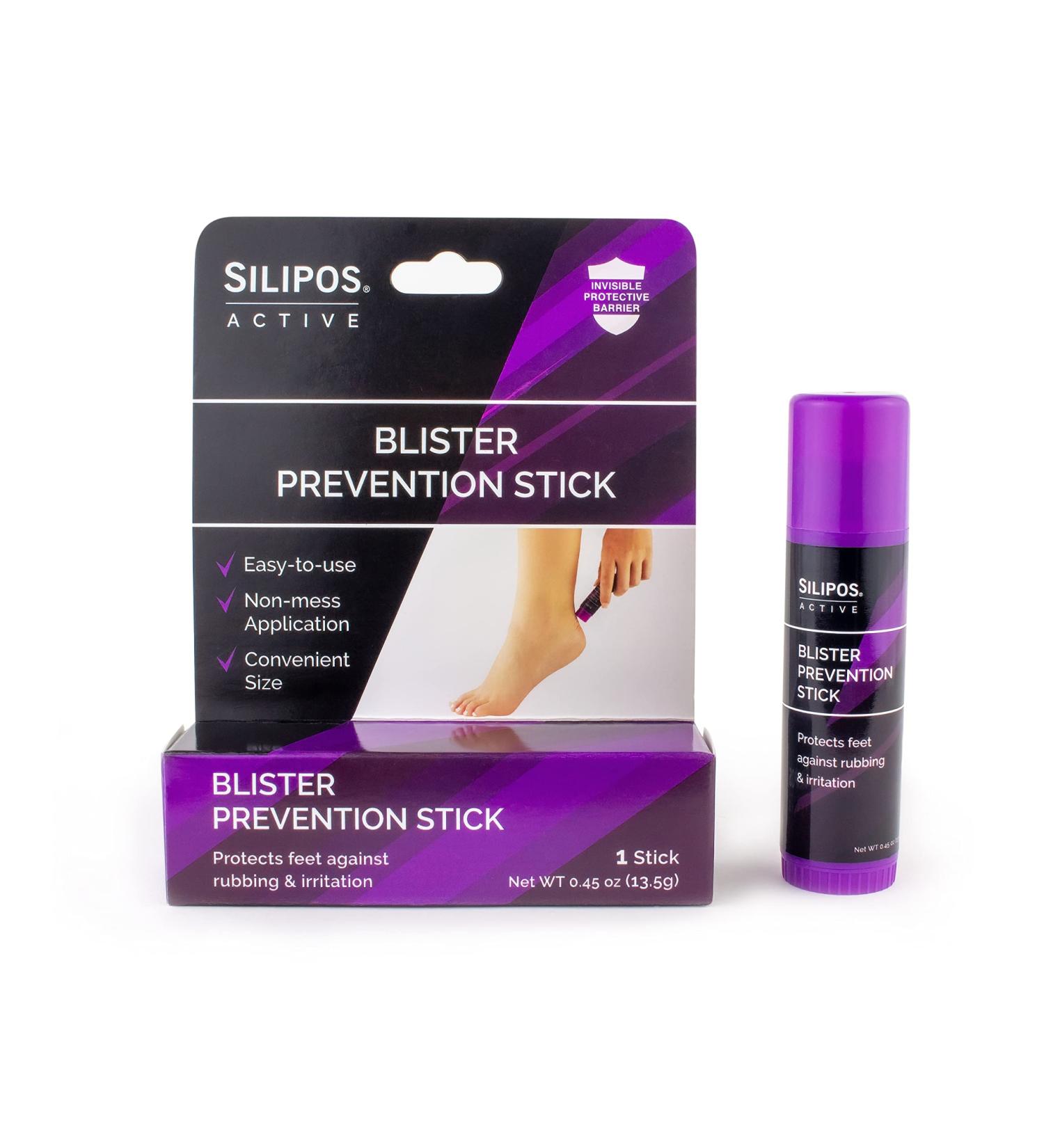 Silipos Active Blister Prevention Stick - Protects Skin from Friction - Buy Online on GoSupps.com