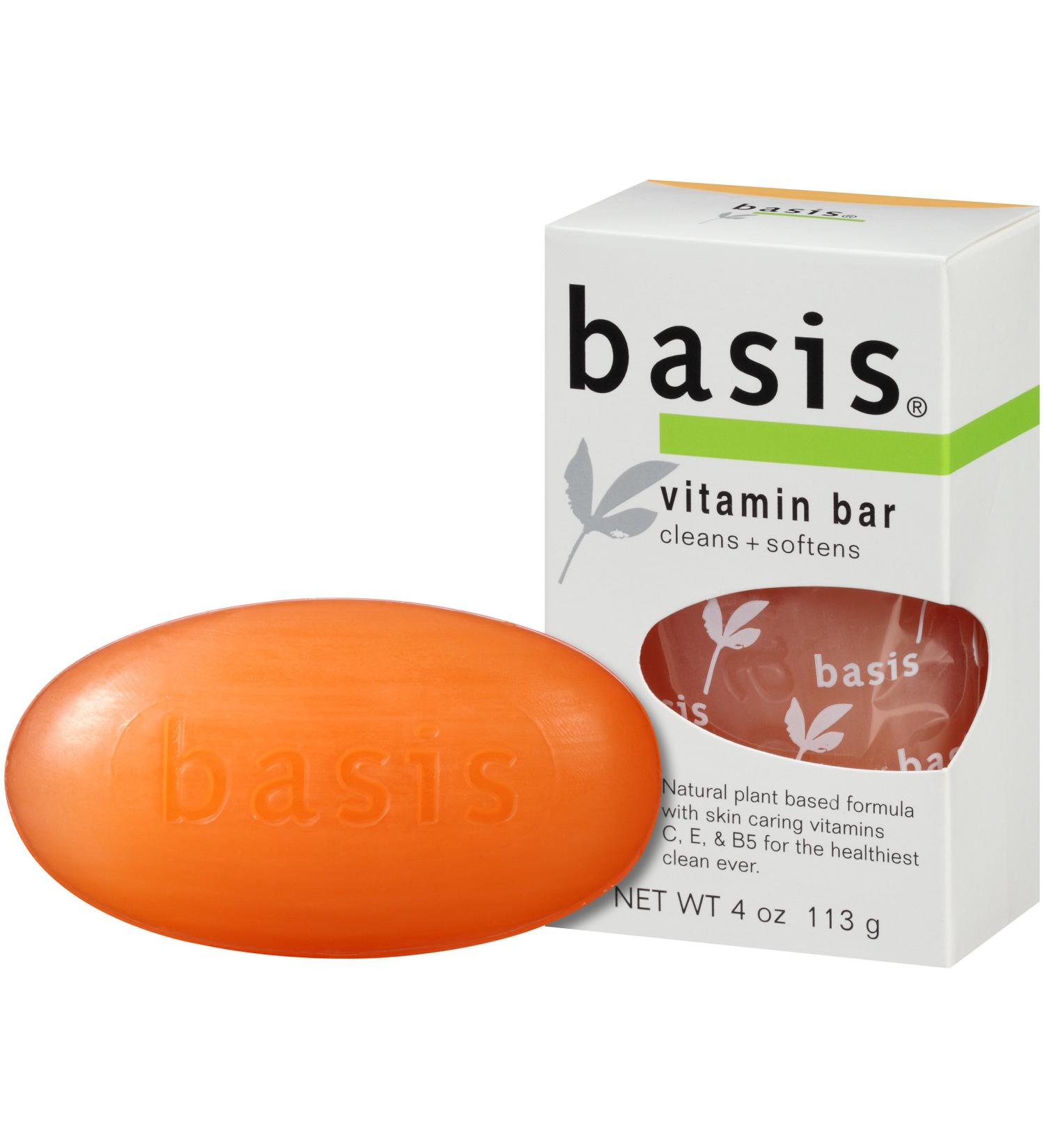 Basis Bar Vitamin 4 oz (Pack of 5)