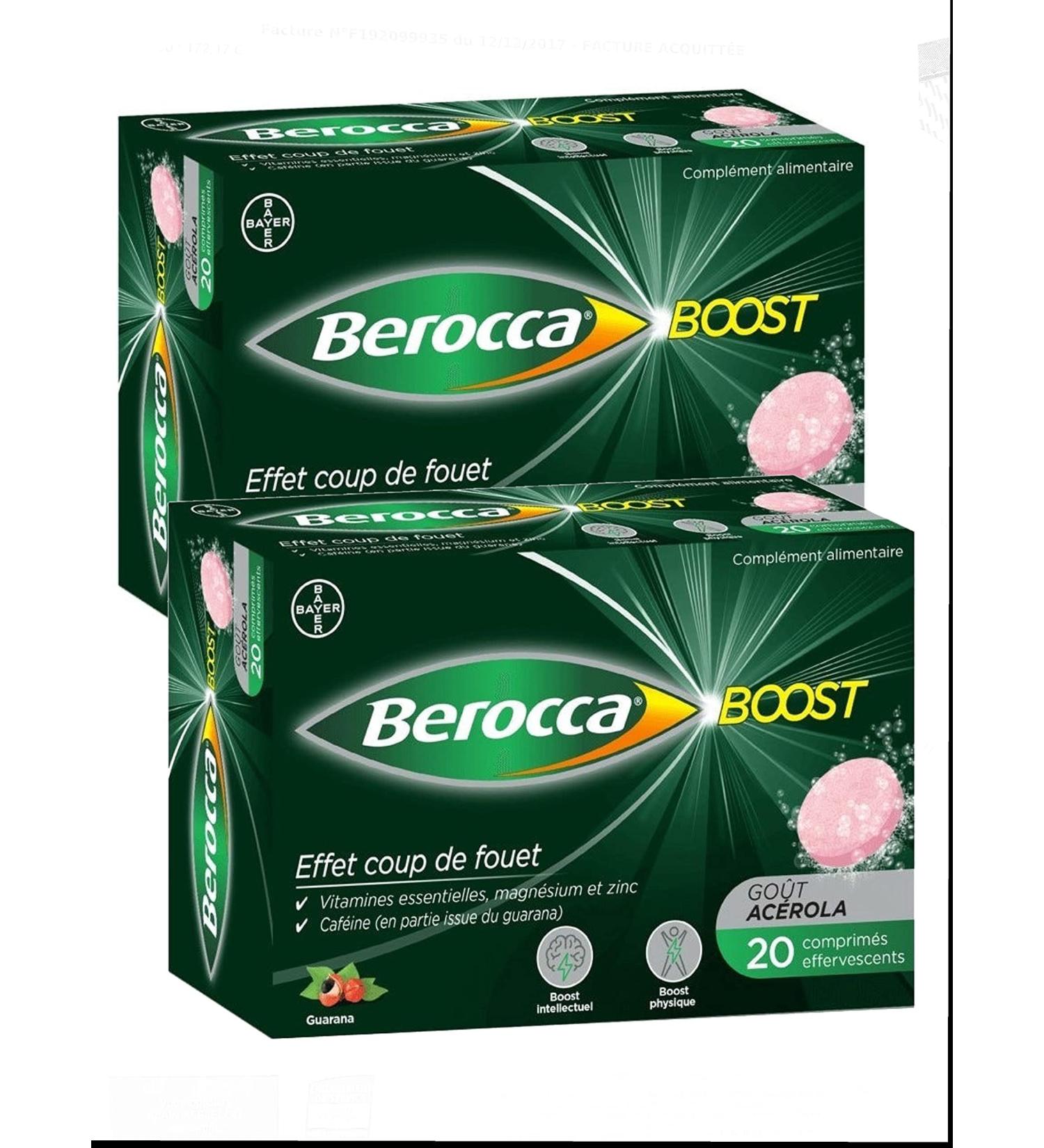 Berocca Boost Effervescent Tablets - Pack of 2 Boxes of 20 Tablets - Buy Online on GoSupps.com