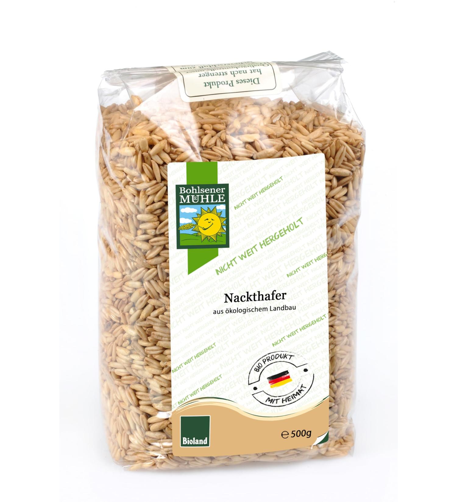 Bohlsener M hle Organic Naked Oats (1 x 500 gr) 500 g (1 pack)