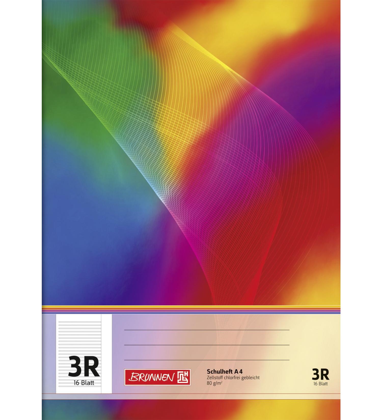 Buy Brunnen 104490323 A4 Exercise Book - 16 Lined Sheets with Margin for Grade 3 - International Shipping Available  - Buy Online on GoSupps.com