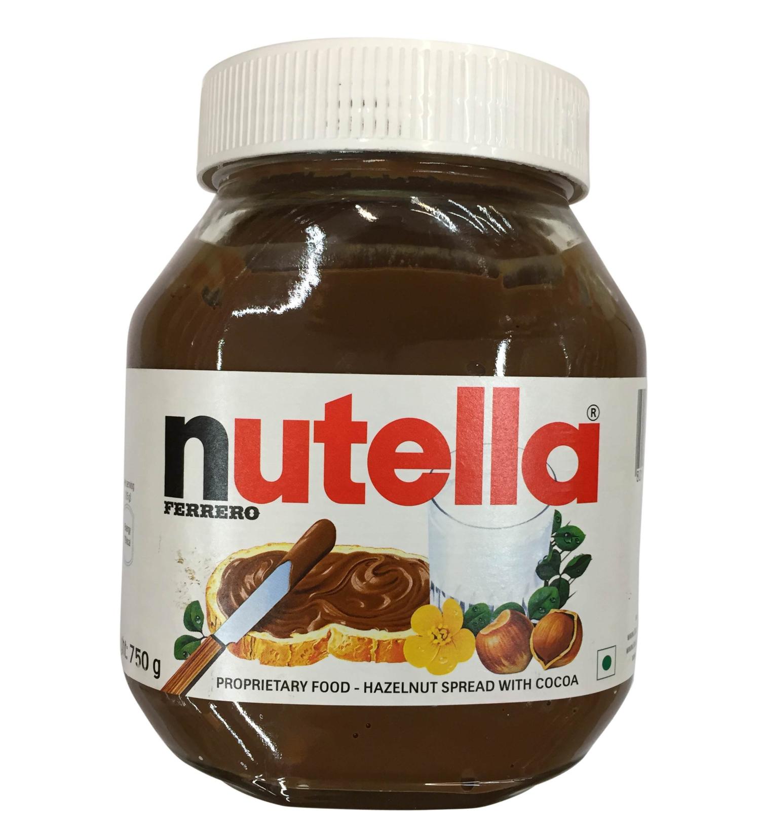 Nutella Hazelnut Spread - with Cocoa, 750g Jar