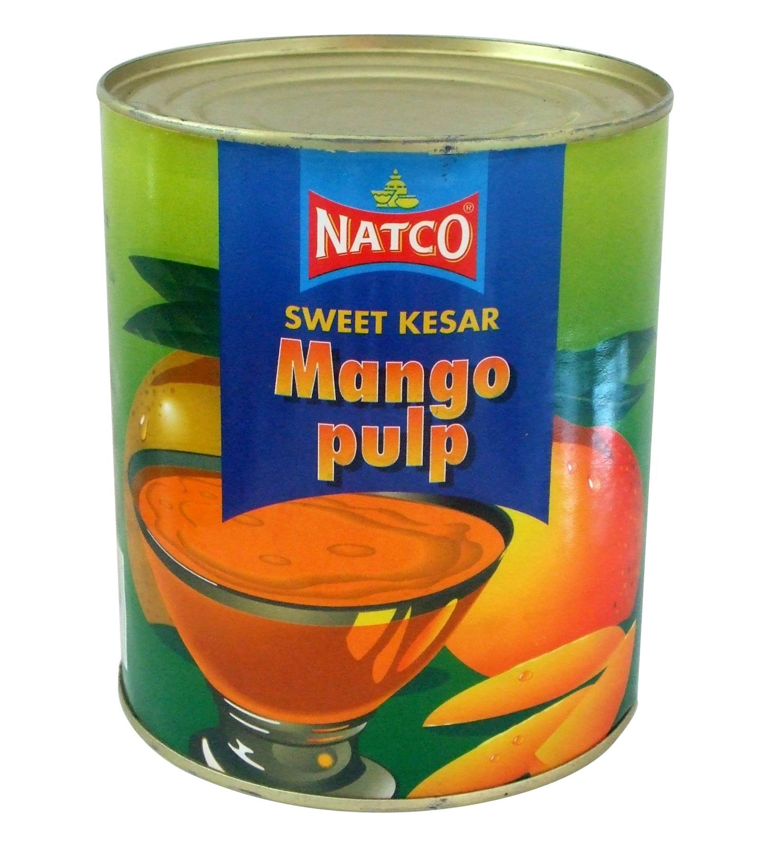 Natco Kesar Mango Pulp 850 g Pops 3