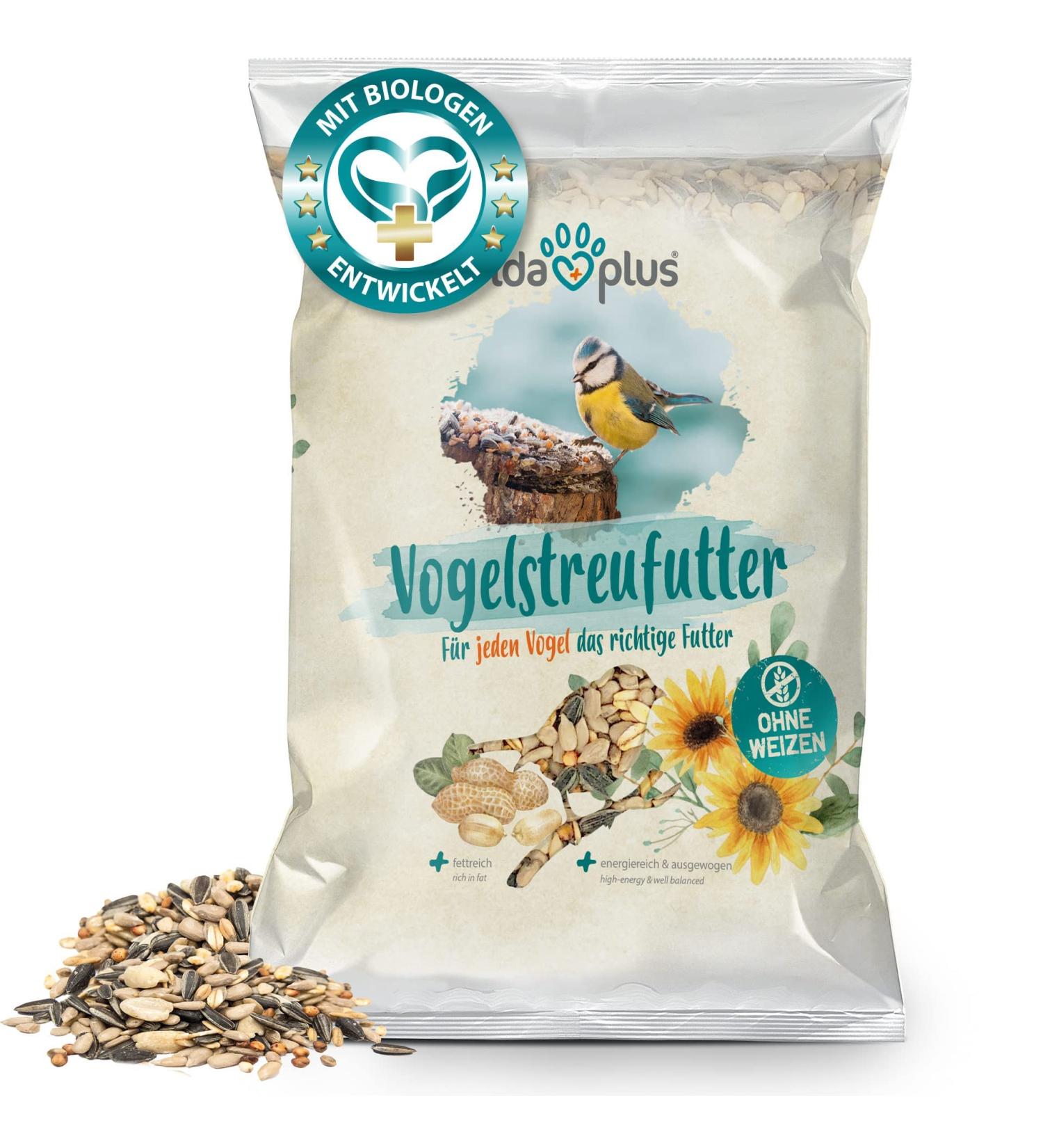 Ida Plus Wheat-Free Bird Lodge - High-Fat Energy-Rich Wild Bird Feed (1.5 kg) for Year-Round Nutrition - Buy Online on GoSupps.com