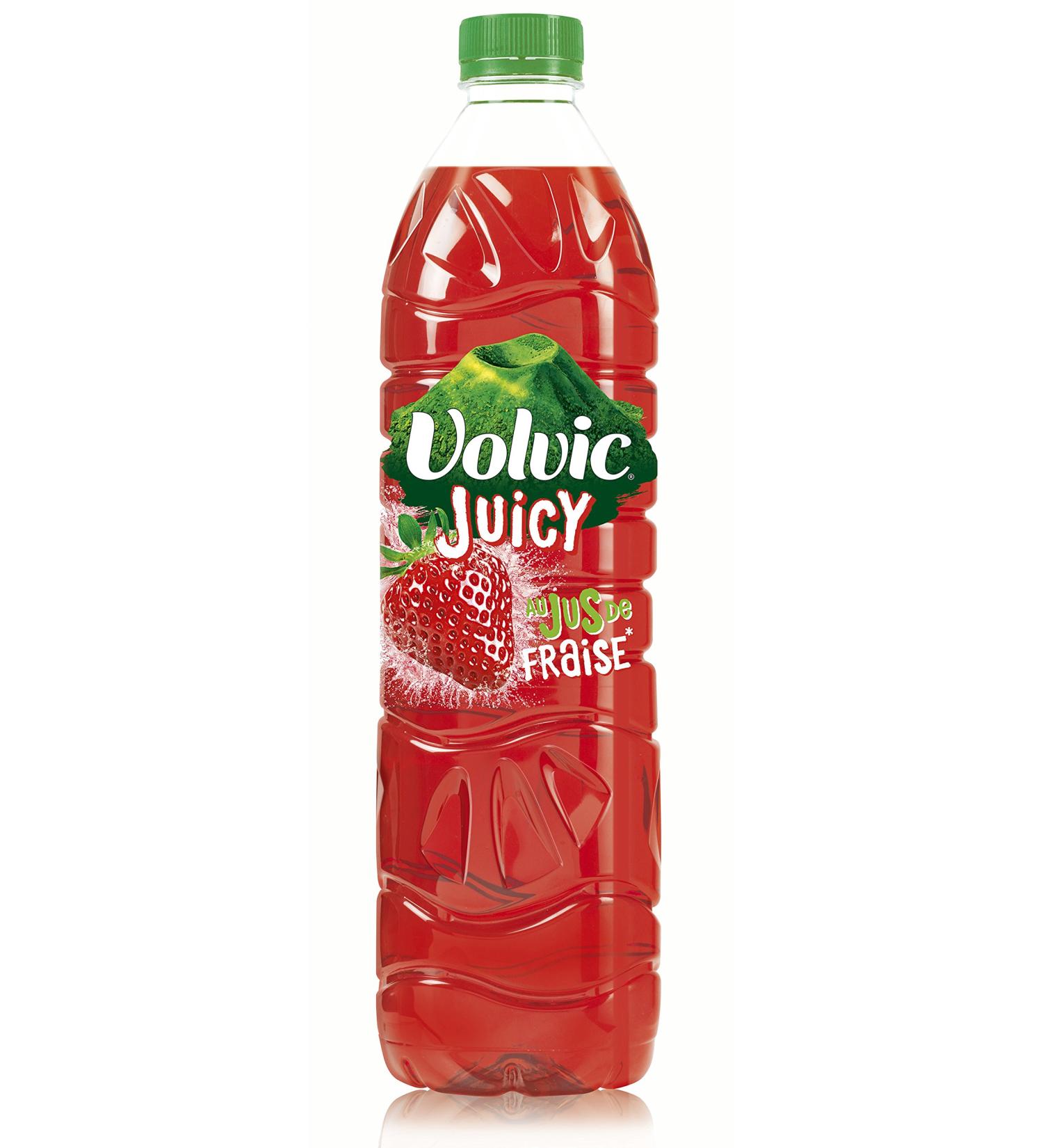 Volvic Juicy Strawberry - The bottle of 1.5L