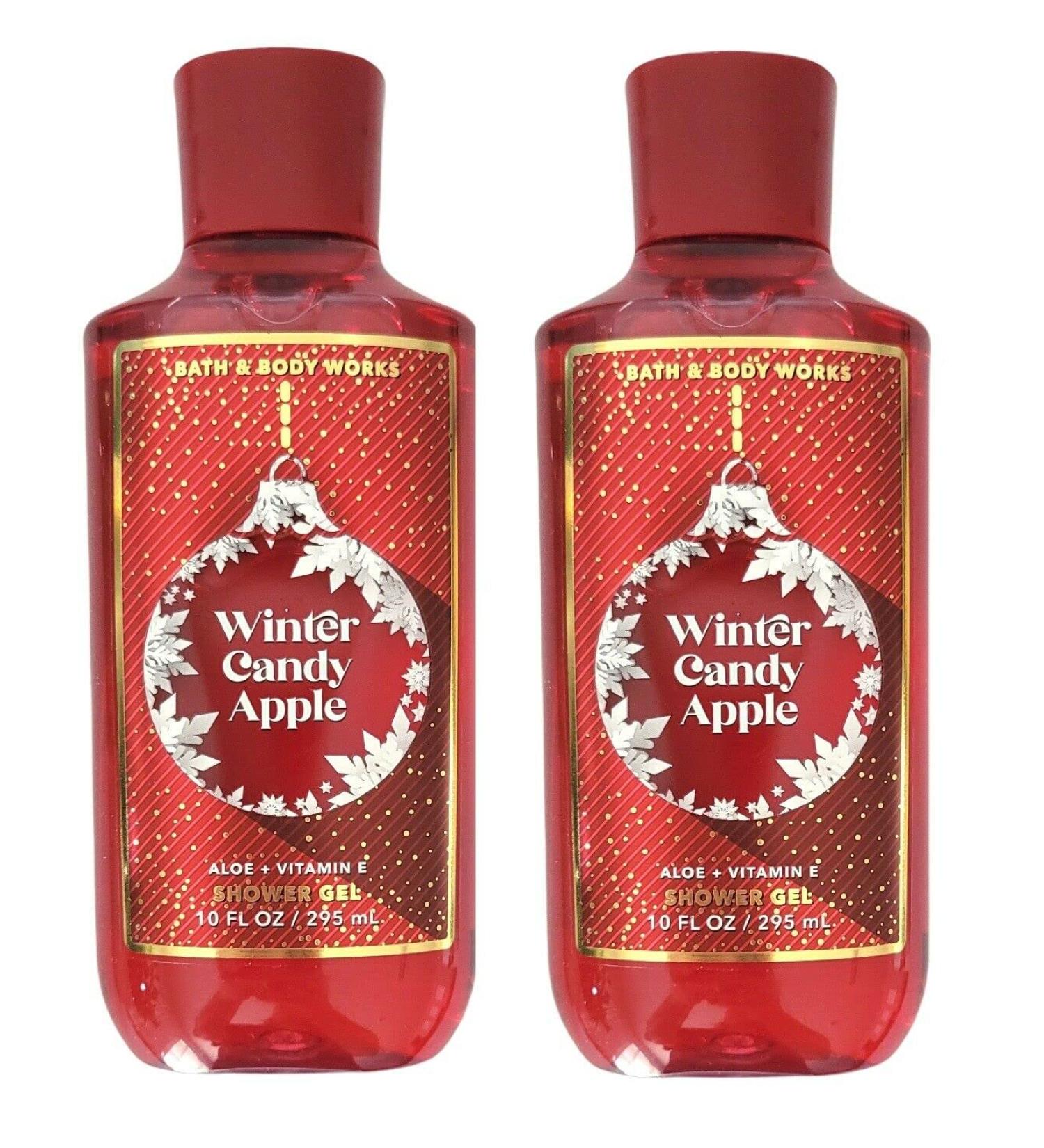 Bath and Body Works Winter Candy Apple Shower Gel Gift Sets 10 Oz 2 Pack (Winter Candy Apple)