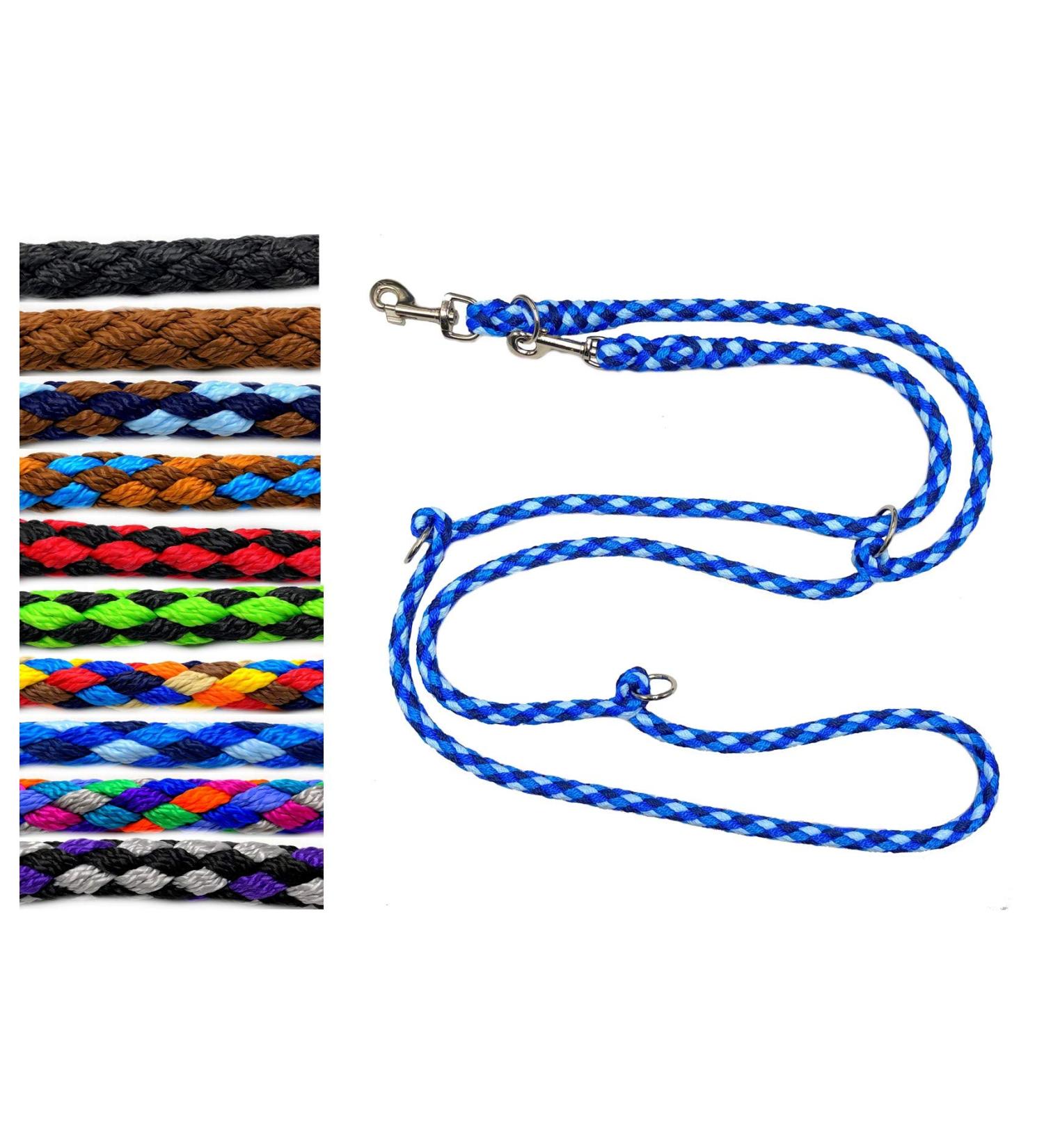 Double-Line Jumbo Dog Leash for Large Dogs up to 80kg | 2.40m 2.80m 3.50m 5m | 17 Fabrics | Adjustable & Durable Exercise Line - Buy Online on GoSupps.com