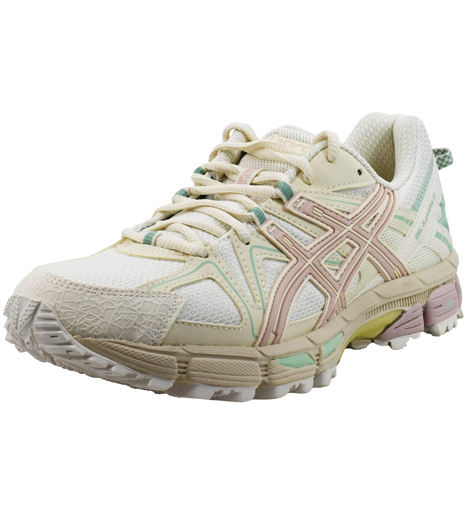ASICS Women's Gel-Kahana 8 Running Shoes 11 Cream/Ginger Peach | Comfortable & Stylish - Buy Online on GoSupps.com