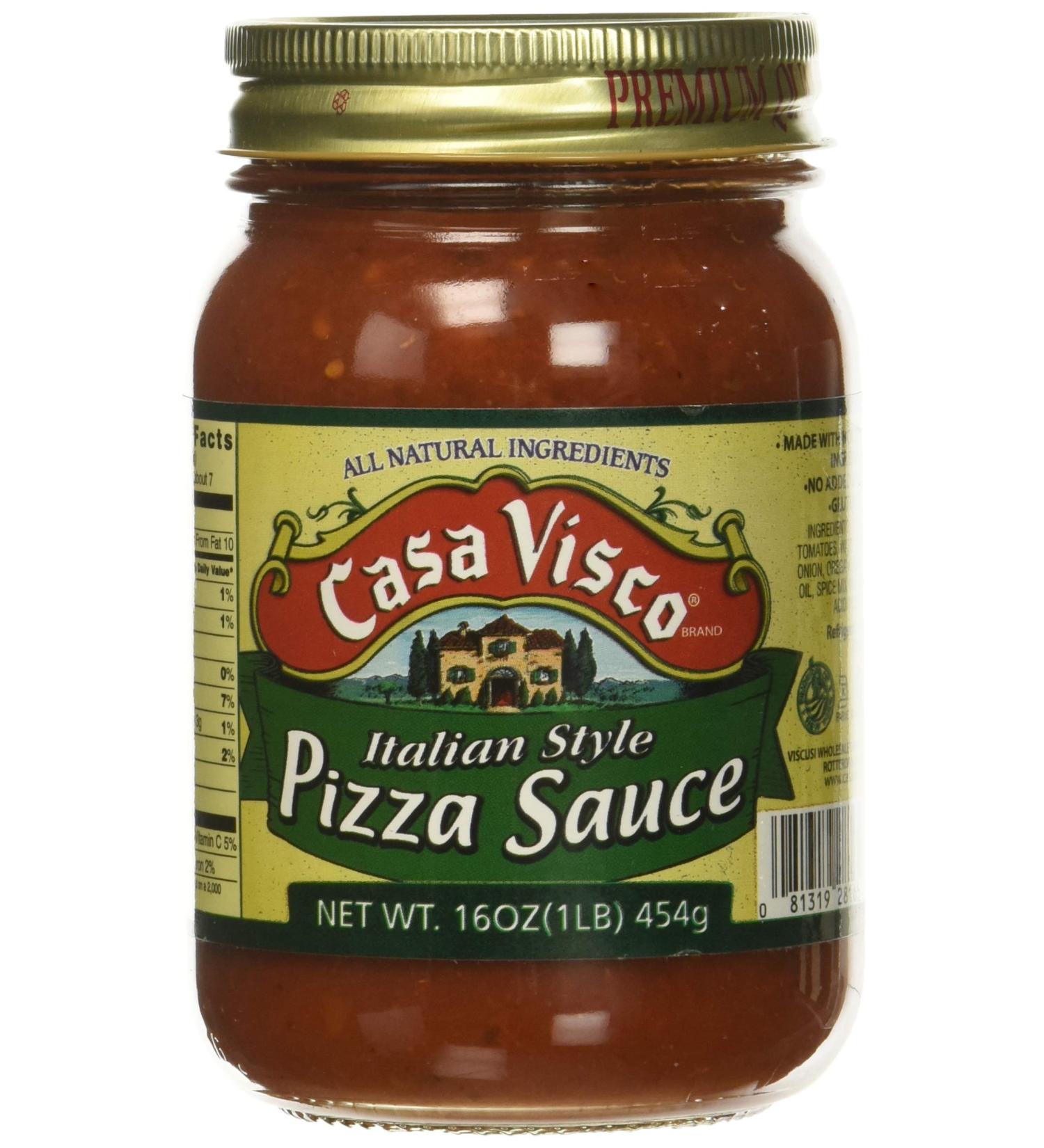 Casa Visco Pizza Sauce 16oz (Pack of 6) - Authentic Italian Flavor for Homemade Pizzas - Buy Online on GoSupps.com