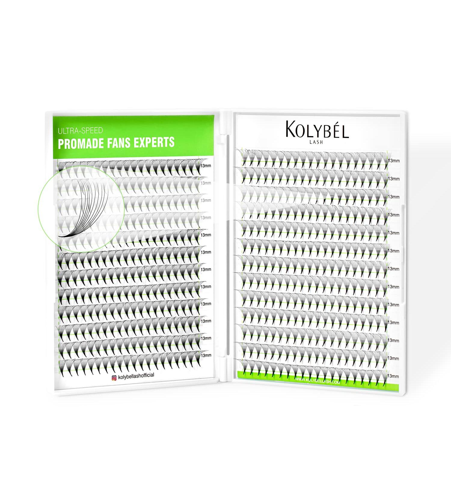 500 Handmade 10D 0.05-D Premade Fans Eyelash Extensions 8-15mm - C/D Curl, Thin Base, Mixed Length - Volume Lash Fans - Buy Online on GoSupps.com