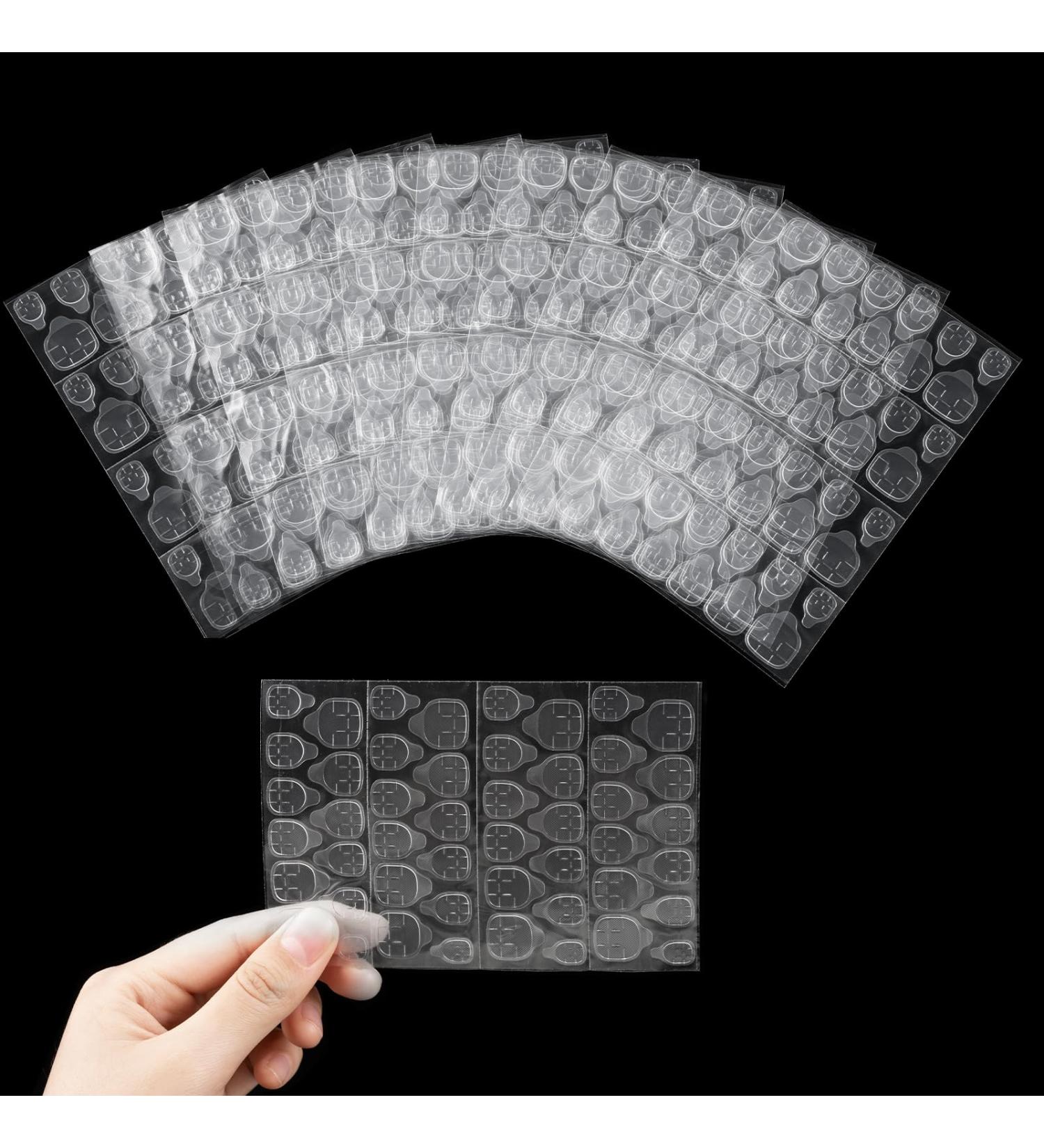 Nail Glue Pads - 480 Transparent Adhesive Pads for Press-On Nails | Nail Studio Manicure Accessories - Buy Online on GoSupps.com