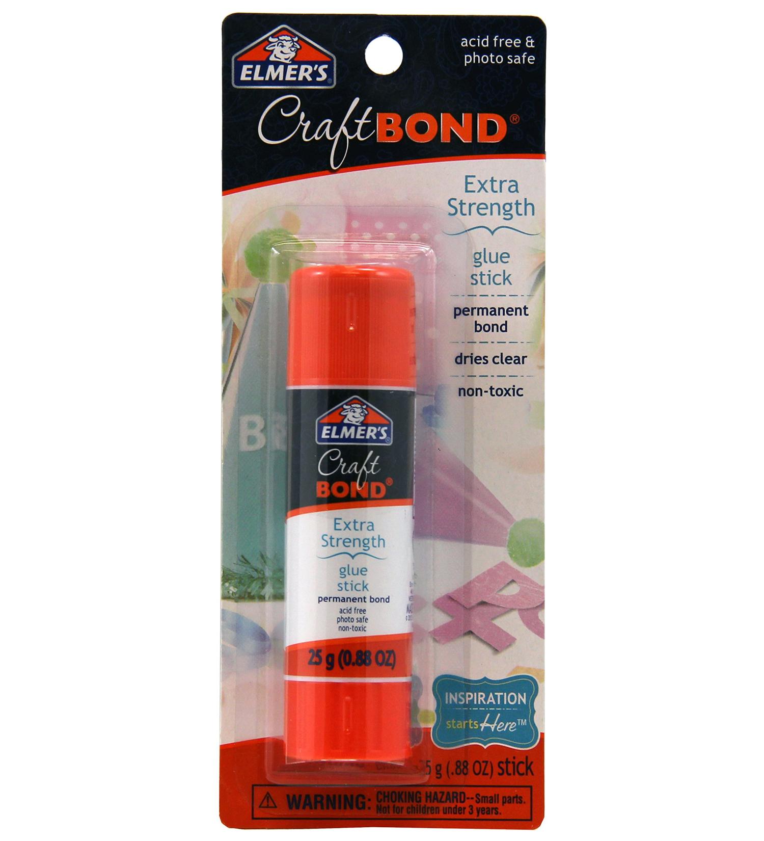 Elmer's Craft Bond Extra-Strength Glue Stick 1-Pack Blue 1-Pack 0.88 oz