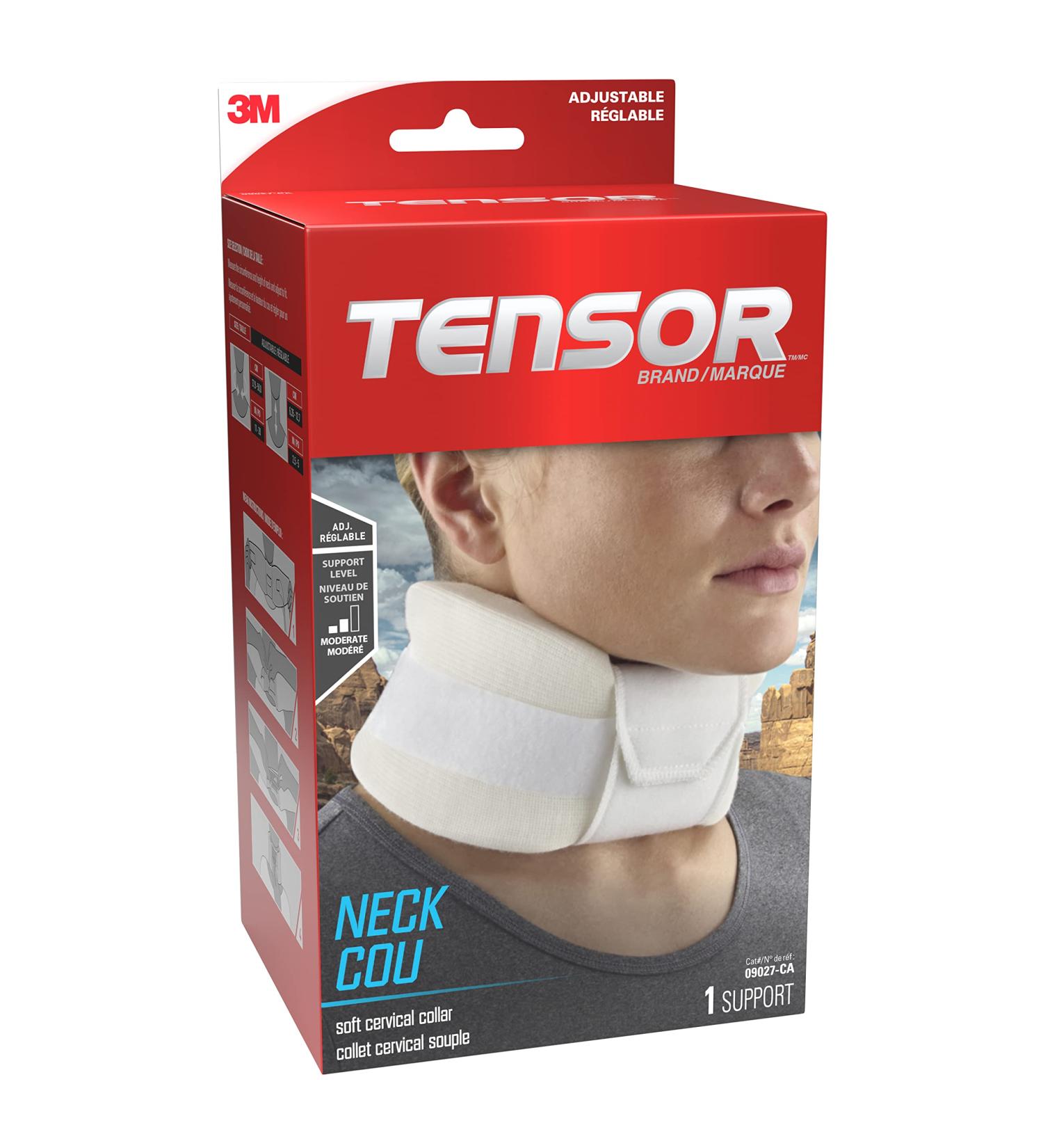 Tensor Neck Cervical Collar 209651-C White Adjustable 1 Per Pack 1 count - Buy Online on GoSupps.com