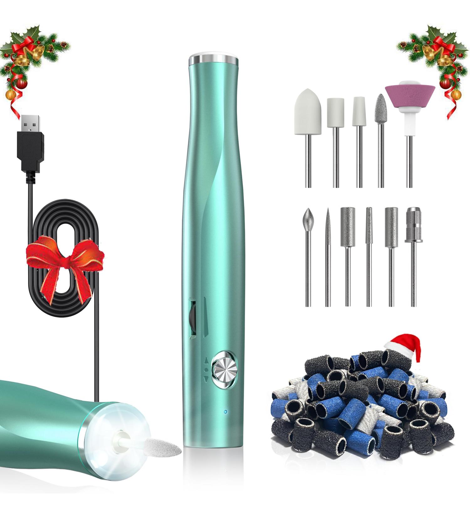 Zoccee 11-in-1 Electric Nail Cutter with Filing Light - Professional 22000 RPM Manicure Set for Gel & Acrylic Nails | International Shipping Available - Buy Online on GoSupps.com