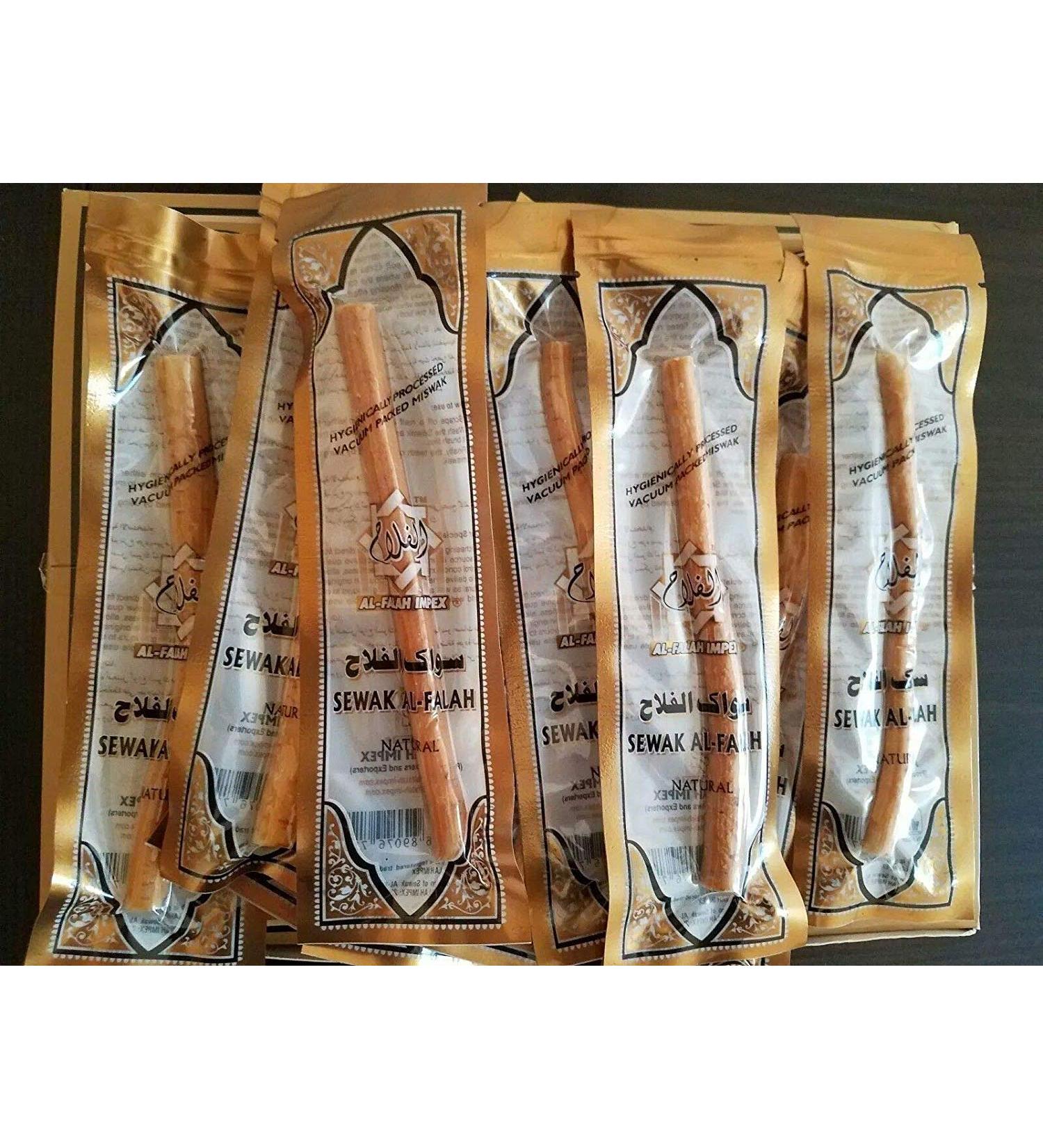 Sewak Al-Falah: Miswak (Traditional Natural Toothbrush) (10 Pack) by Sewak Al-Falah - Buy Online on GoSupps.com