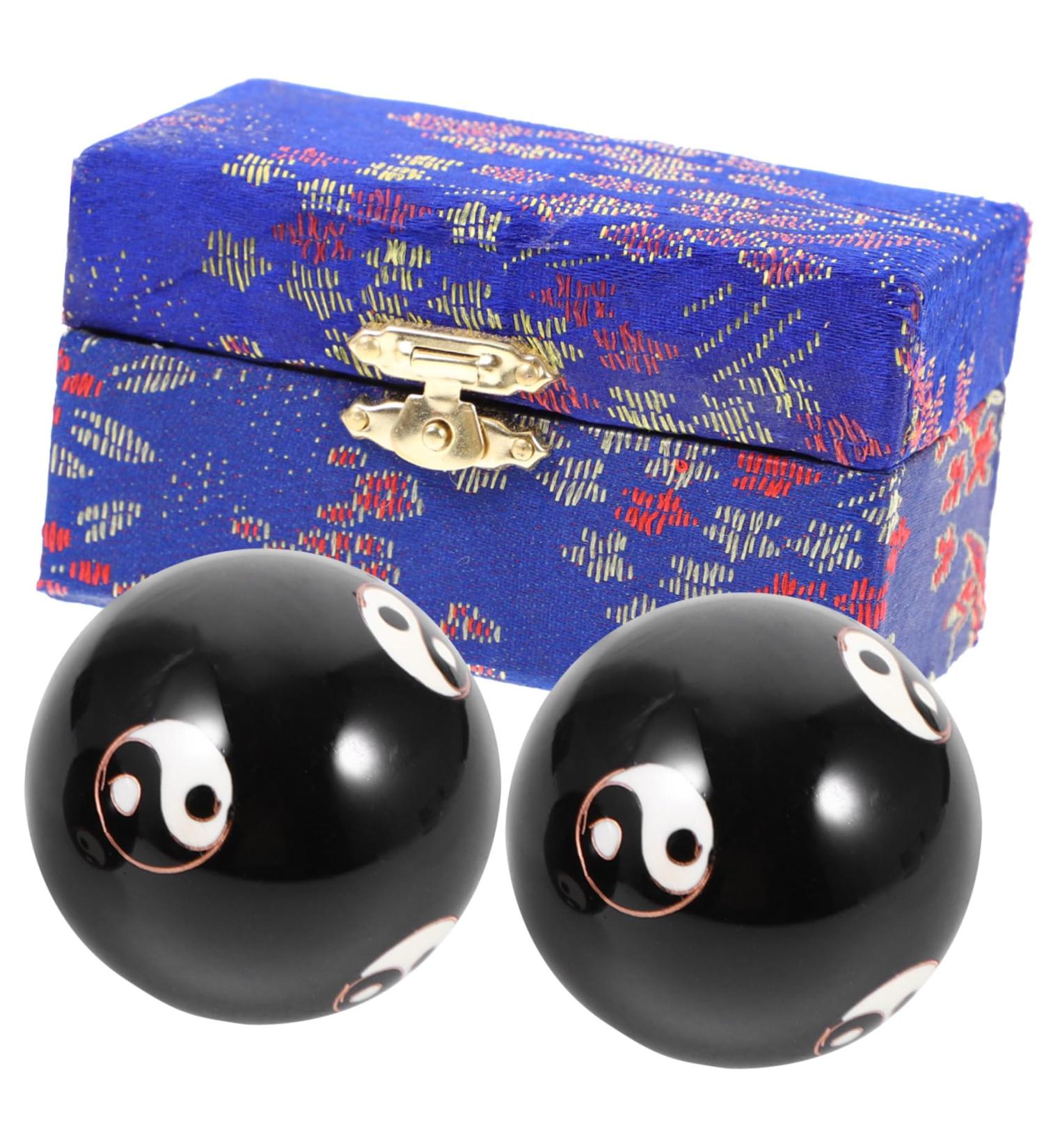 Beaupretty 2-St Massage Globe & Magnetic Baoding Balls - Premium Exercise Tool for Relaxation & Yoga - Buy Online on GoSupps.com