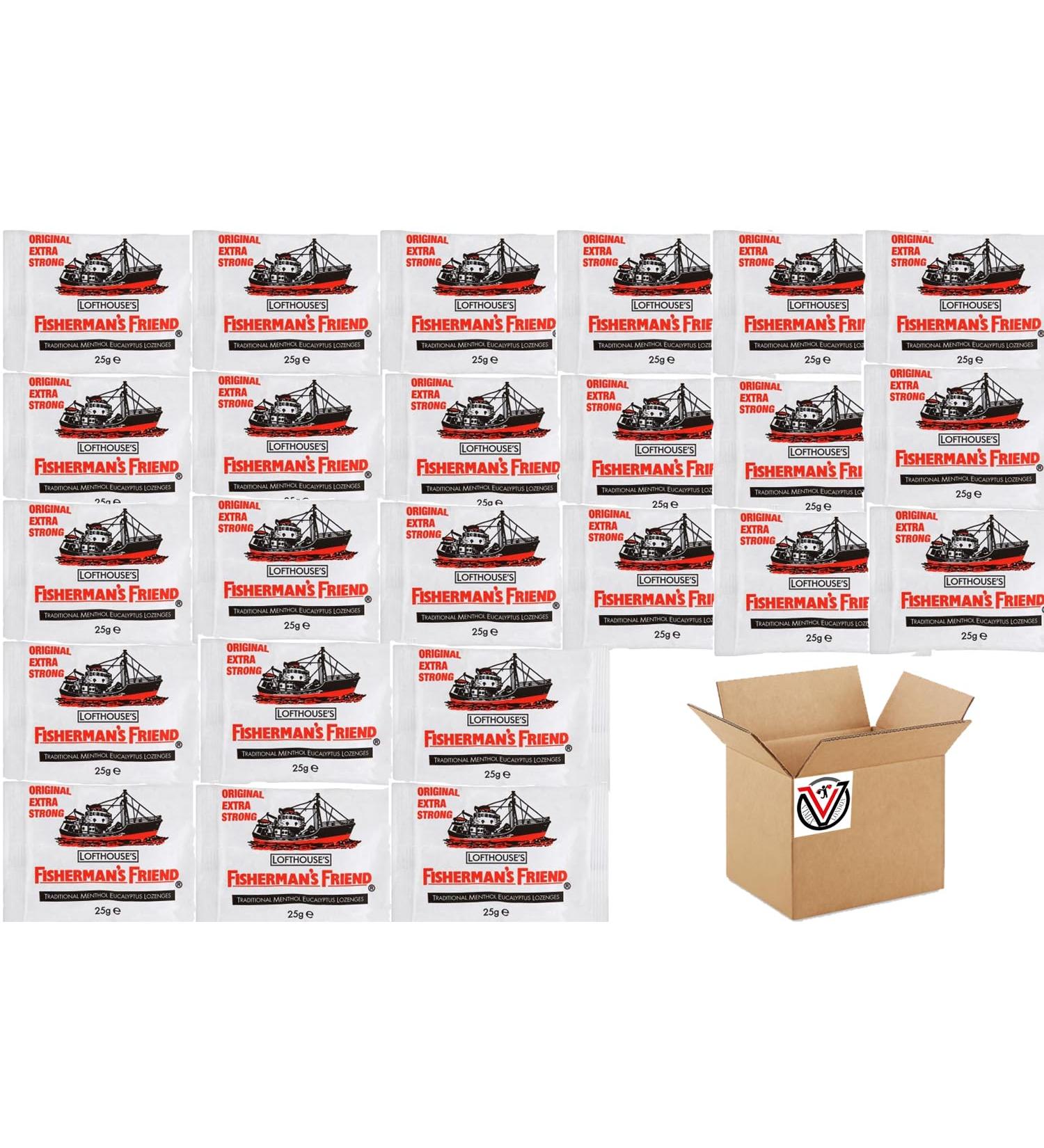 VIMIX Fisherman S Friend Original Extra Strong 25g (24 Packs(Full Box))