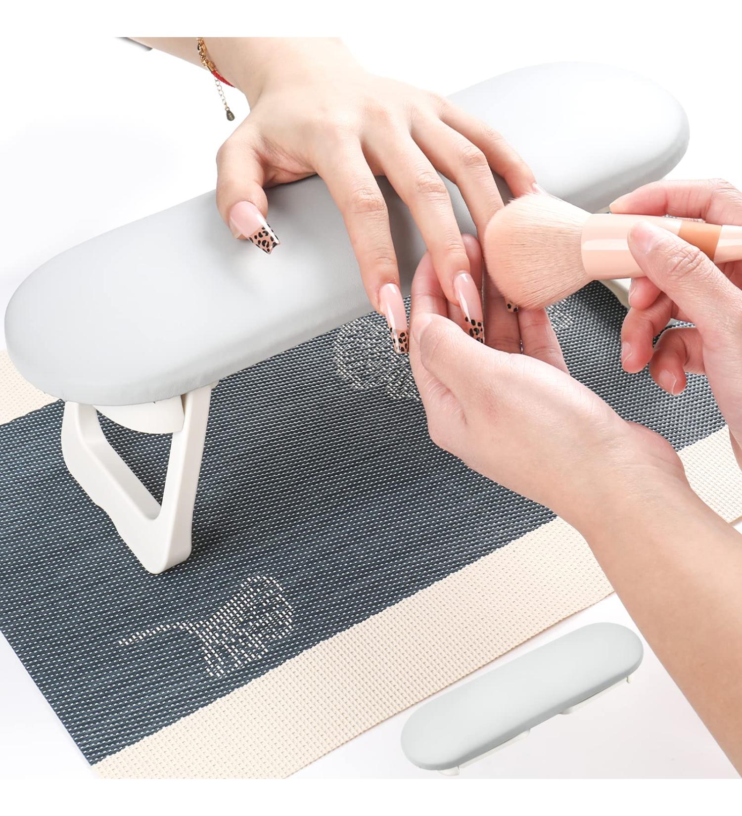 Adjustable Nail Arm Rest Cushion for Professional Acrylic Nails - Hand Holder with PU Leather and Soft Sponge - Manicure Tool - Buy Online on GoSupps.com