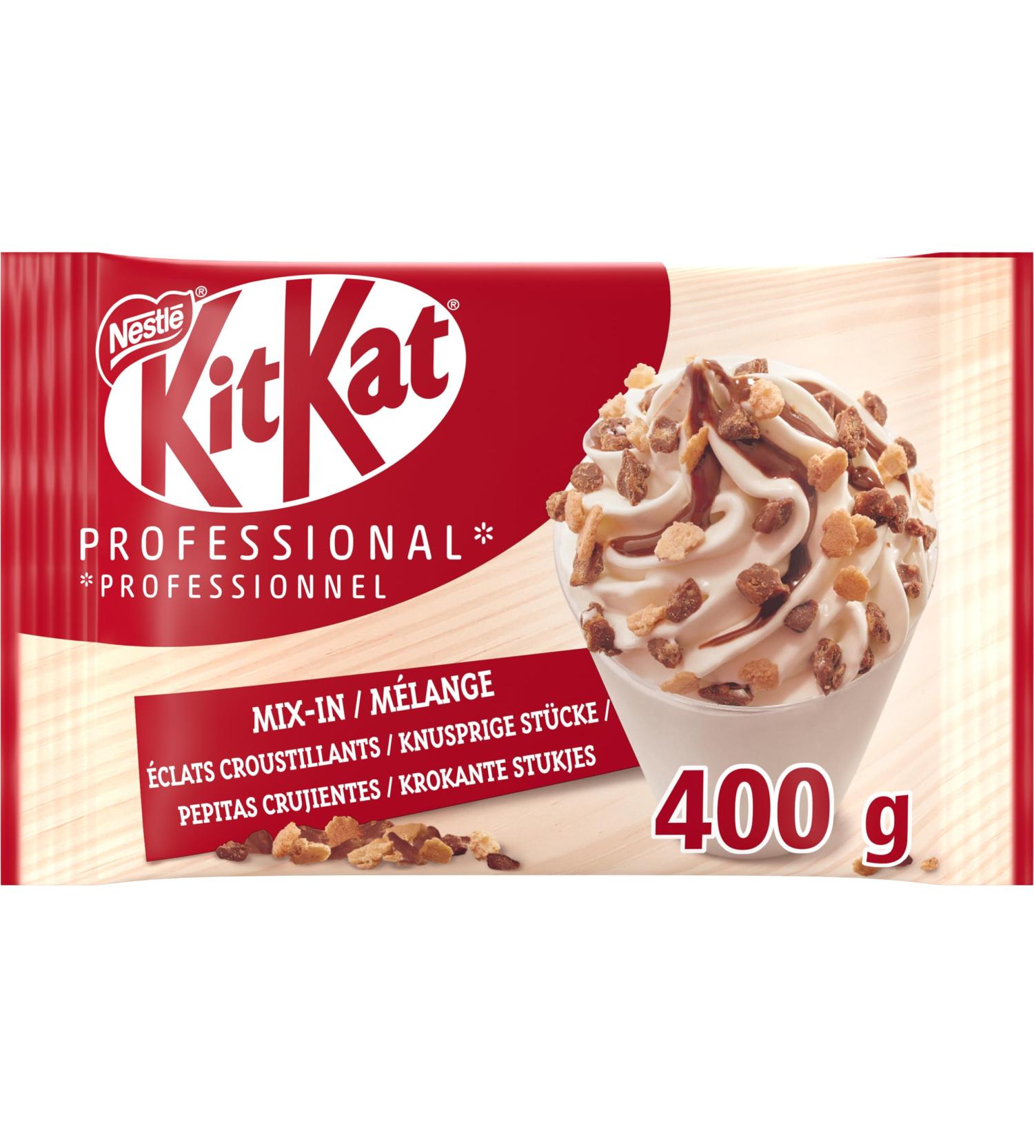 KITKAT Topping | Crunchy Brisures De KitKat | Rainforest Alliance Certified Cocoa | To Enhance All Your Desserts | 400g - Buy Online on GoSupps.com